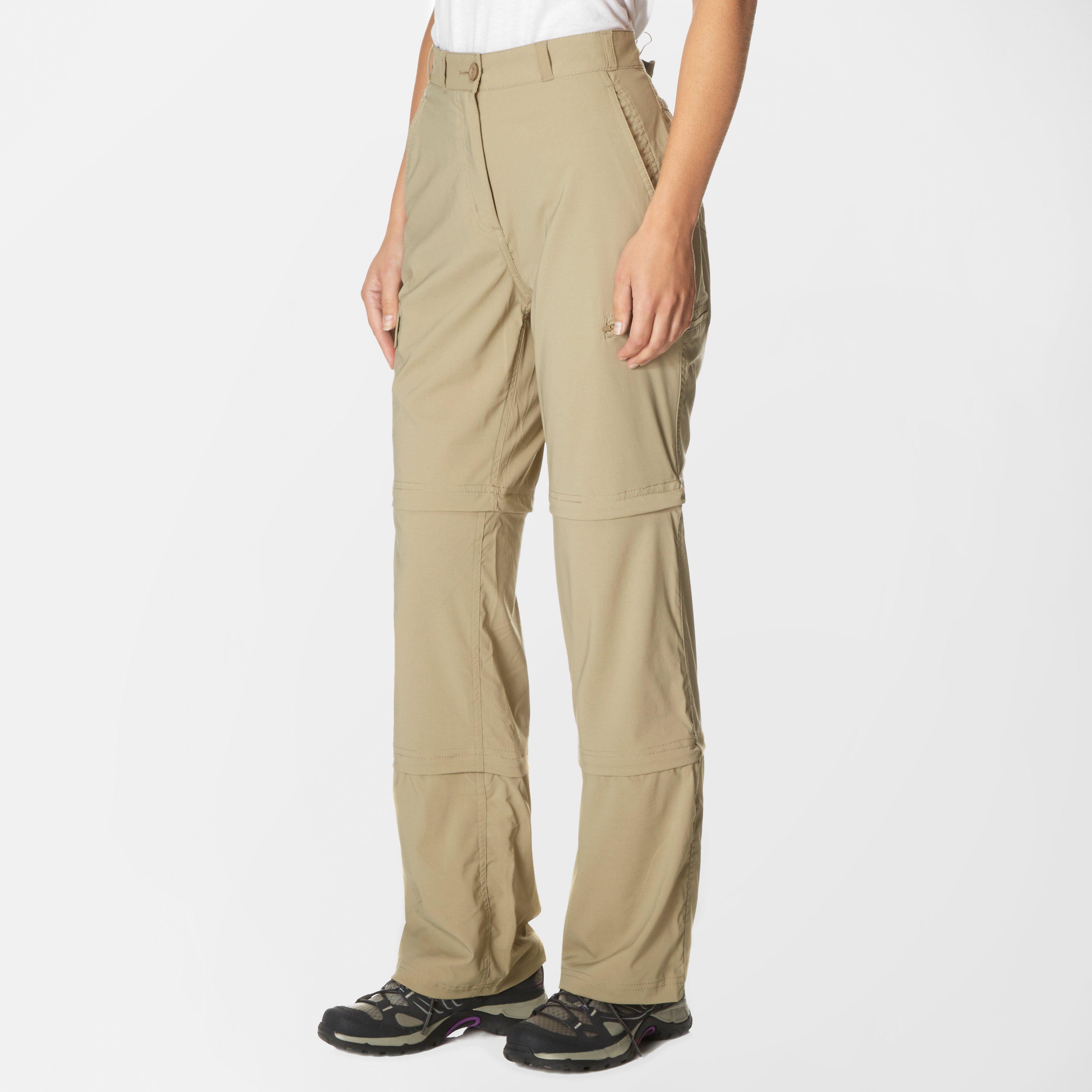 womens green lake zip off trousers