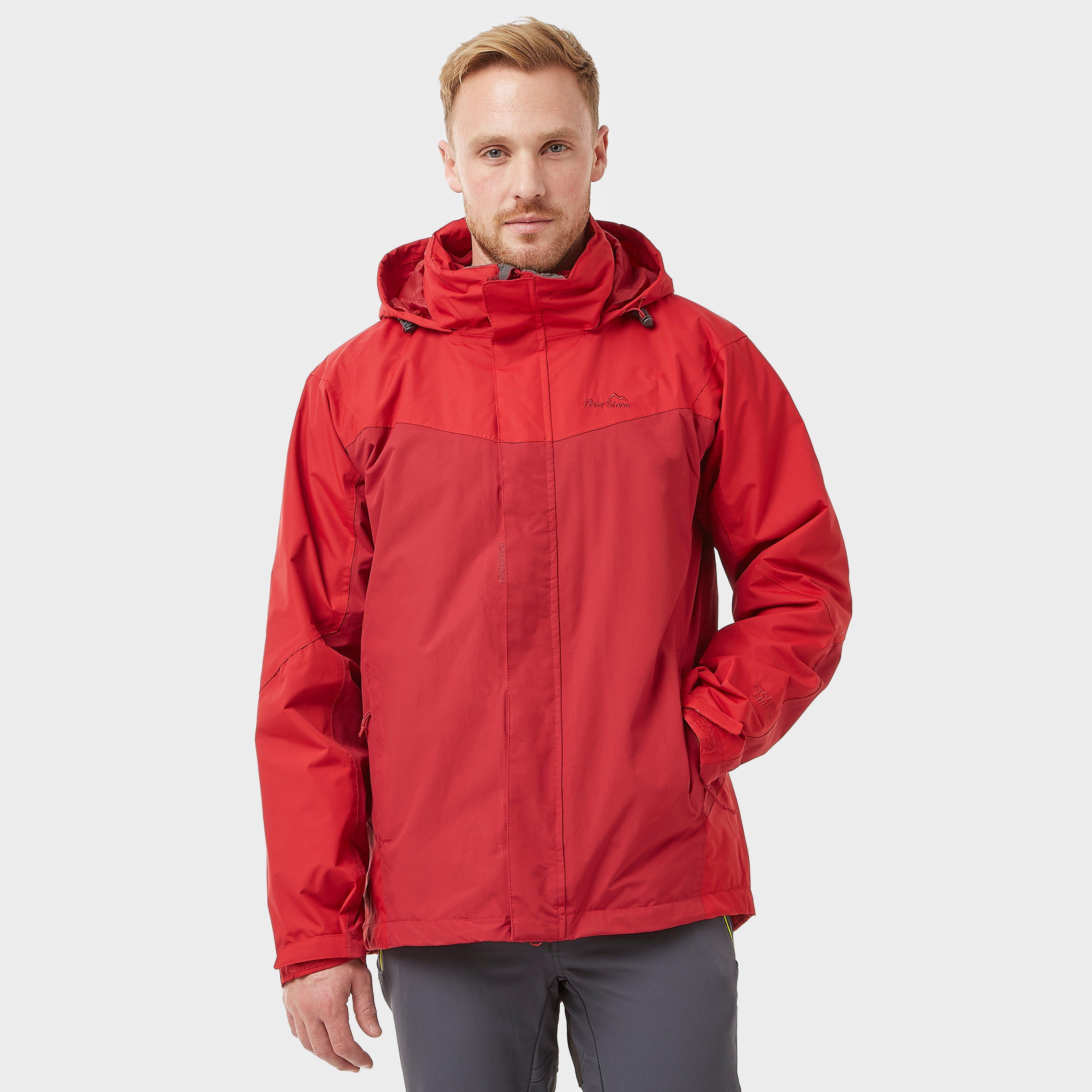 Photo of Peter storm mens lakeside 3 in 1 jacket - red- red