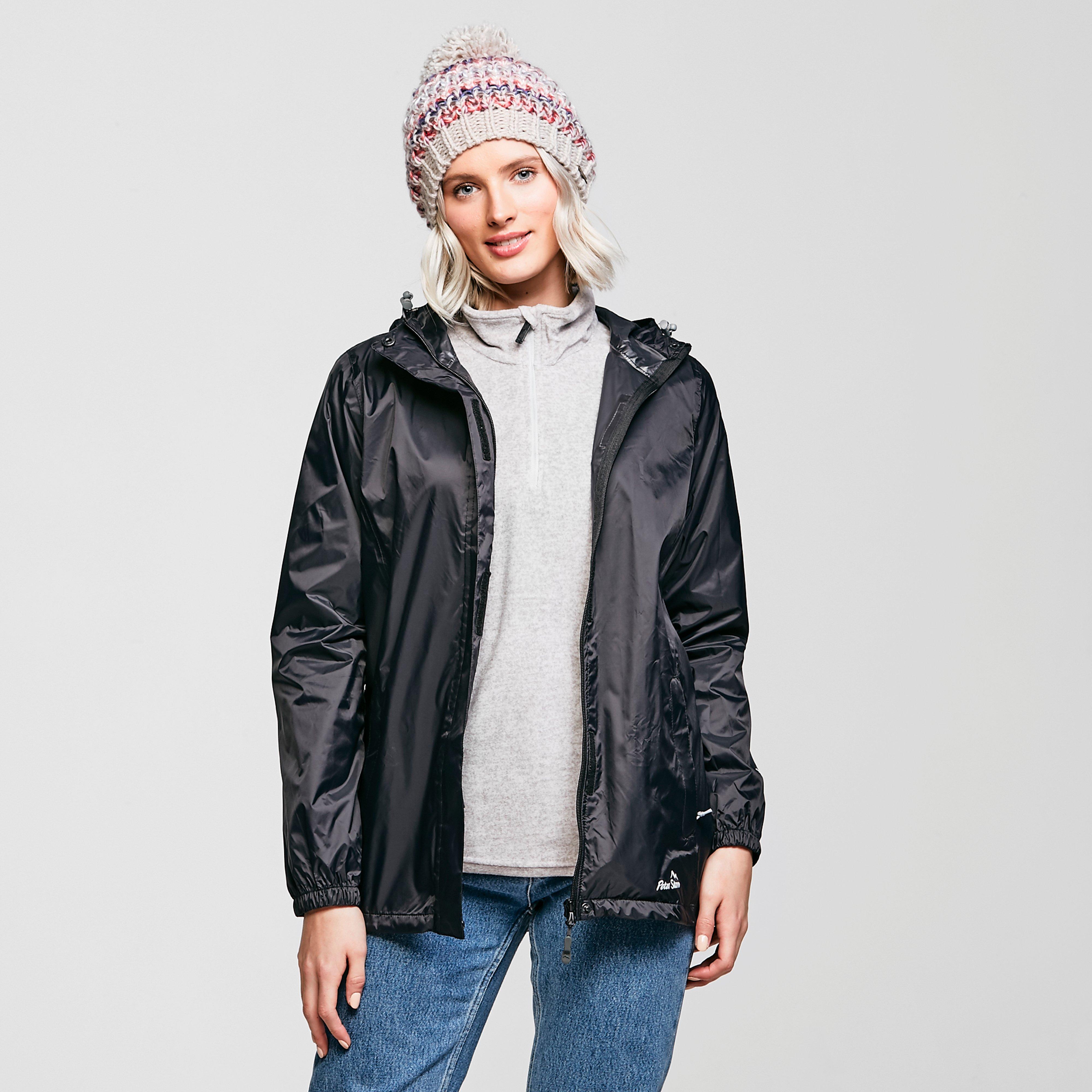 Ladies packable rain on sale jacket