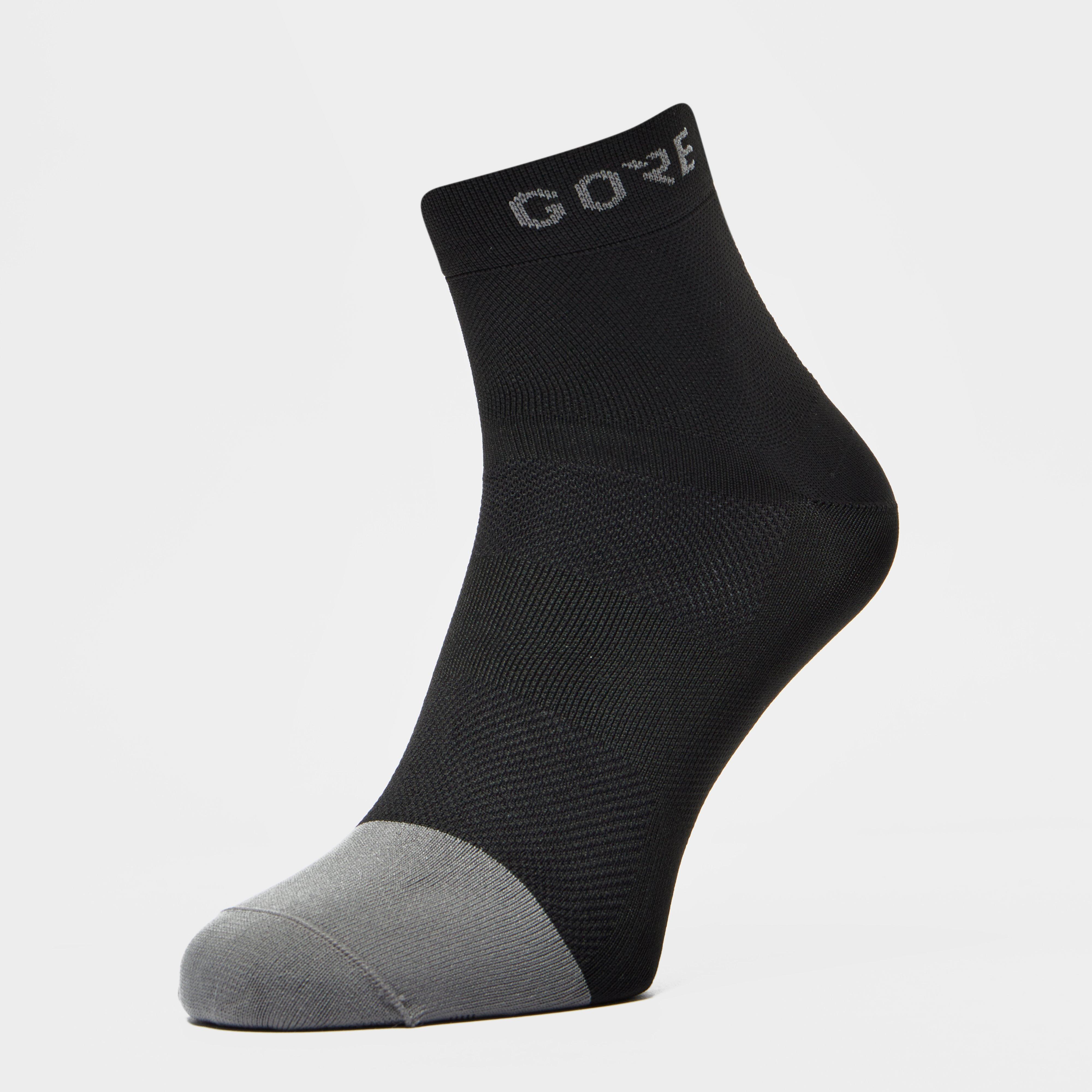 Image of Gore Men's Mid Light Socks, BLK/BLK
