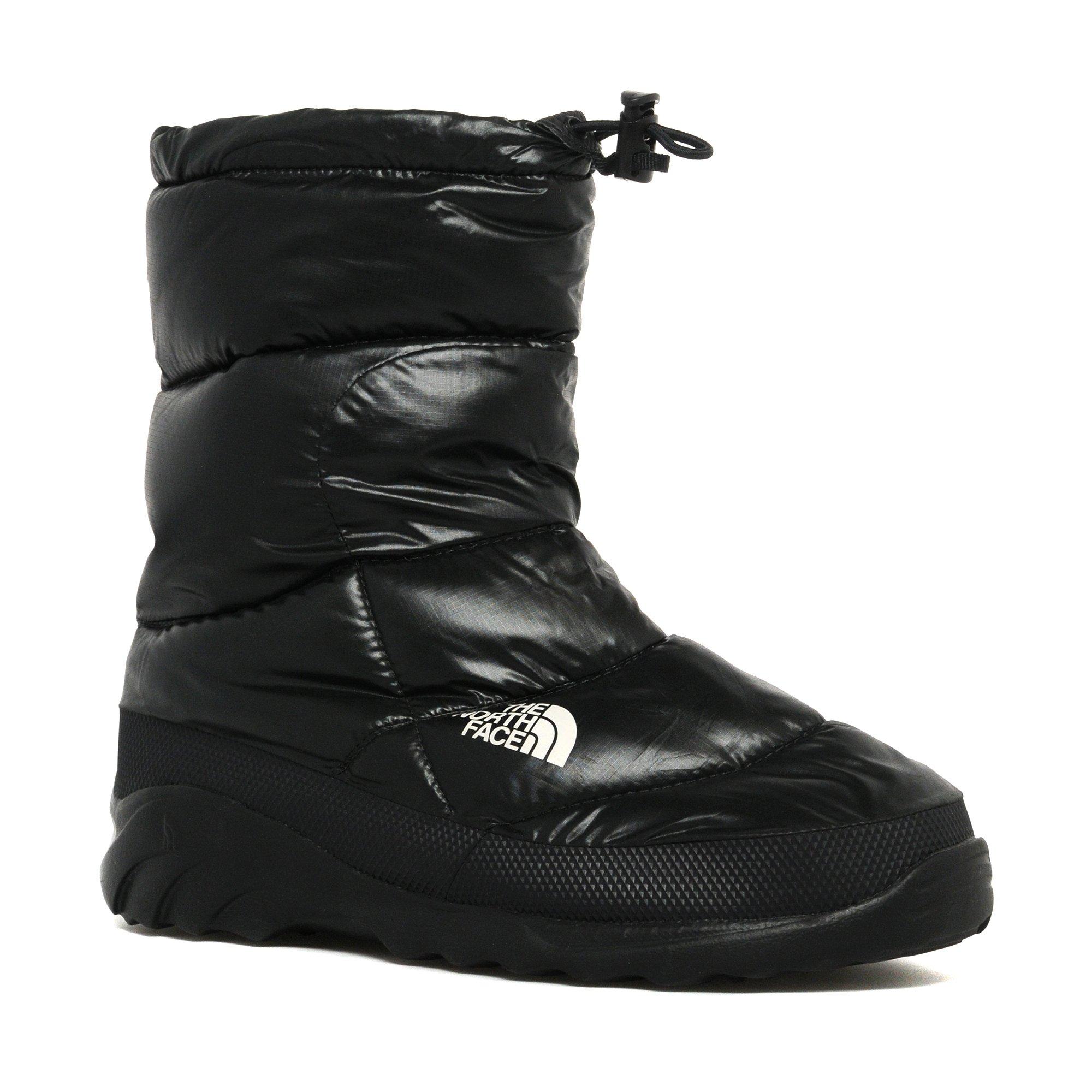 the north face nuptse apres down insulated booties in cream