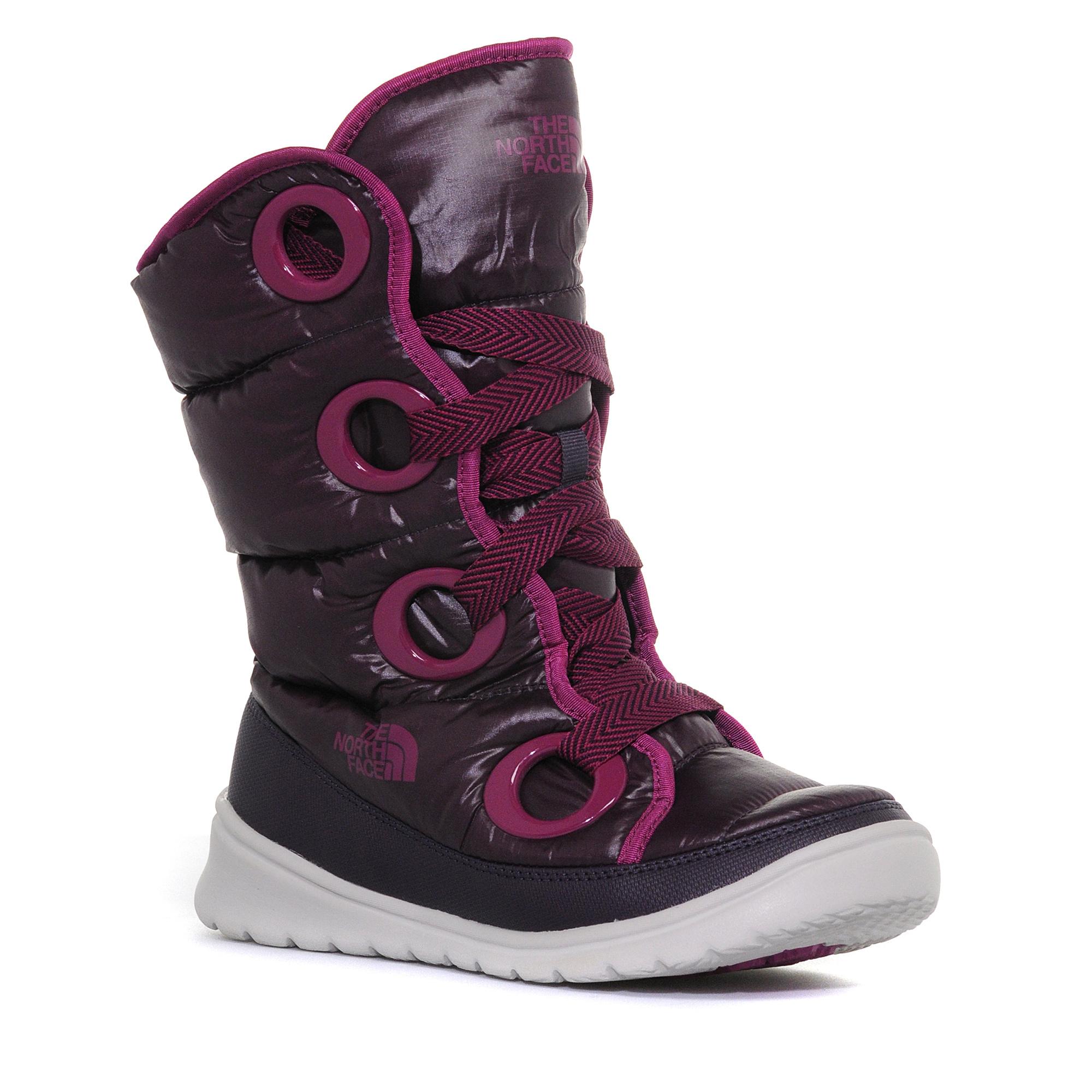 purple north face boots