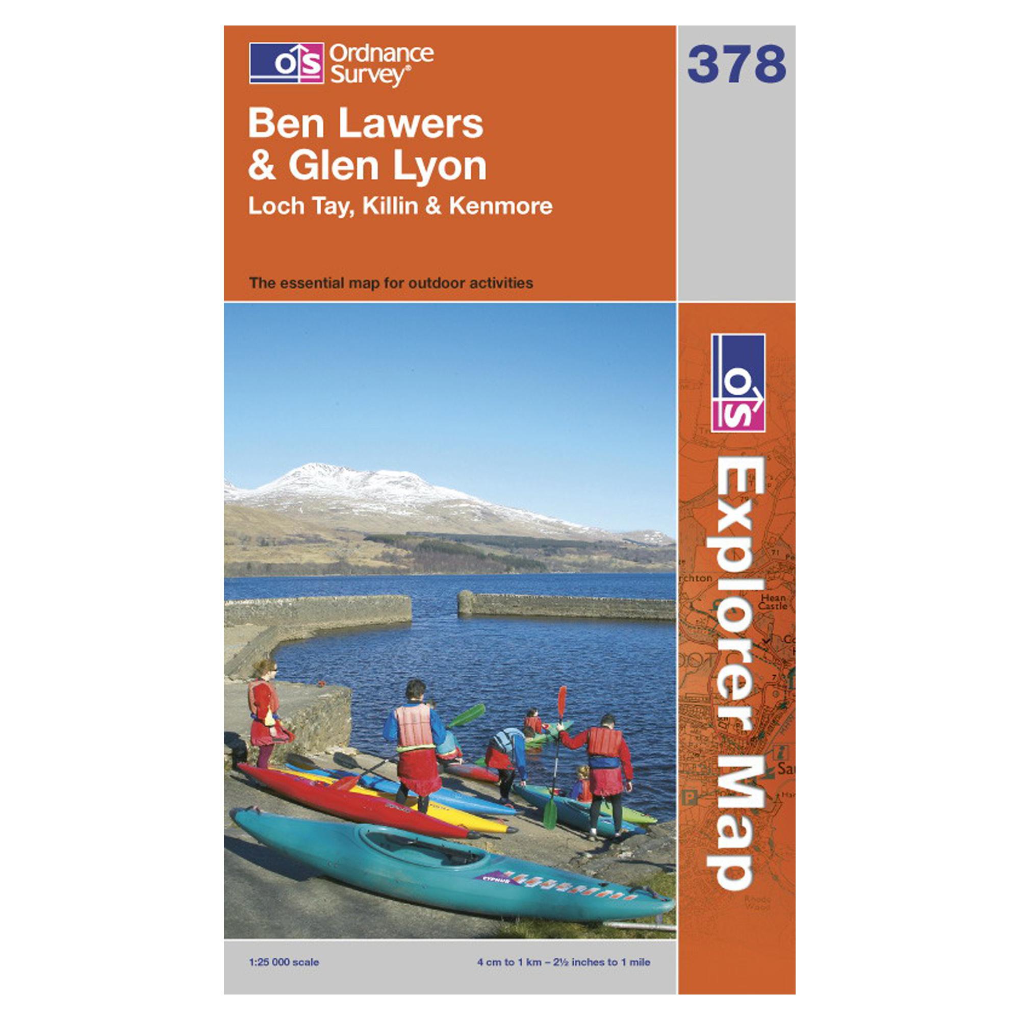 Explorer 378 Ben Lawers & Glen Lyon Map Fiveopia