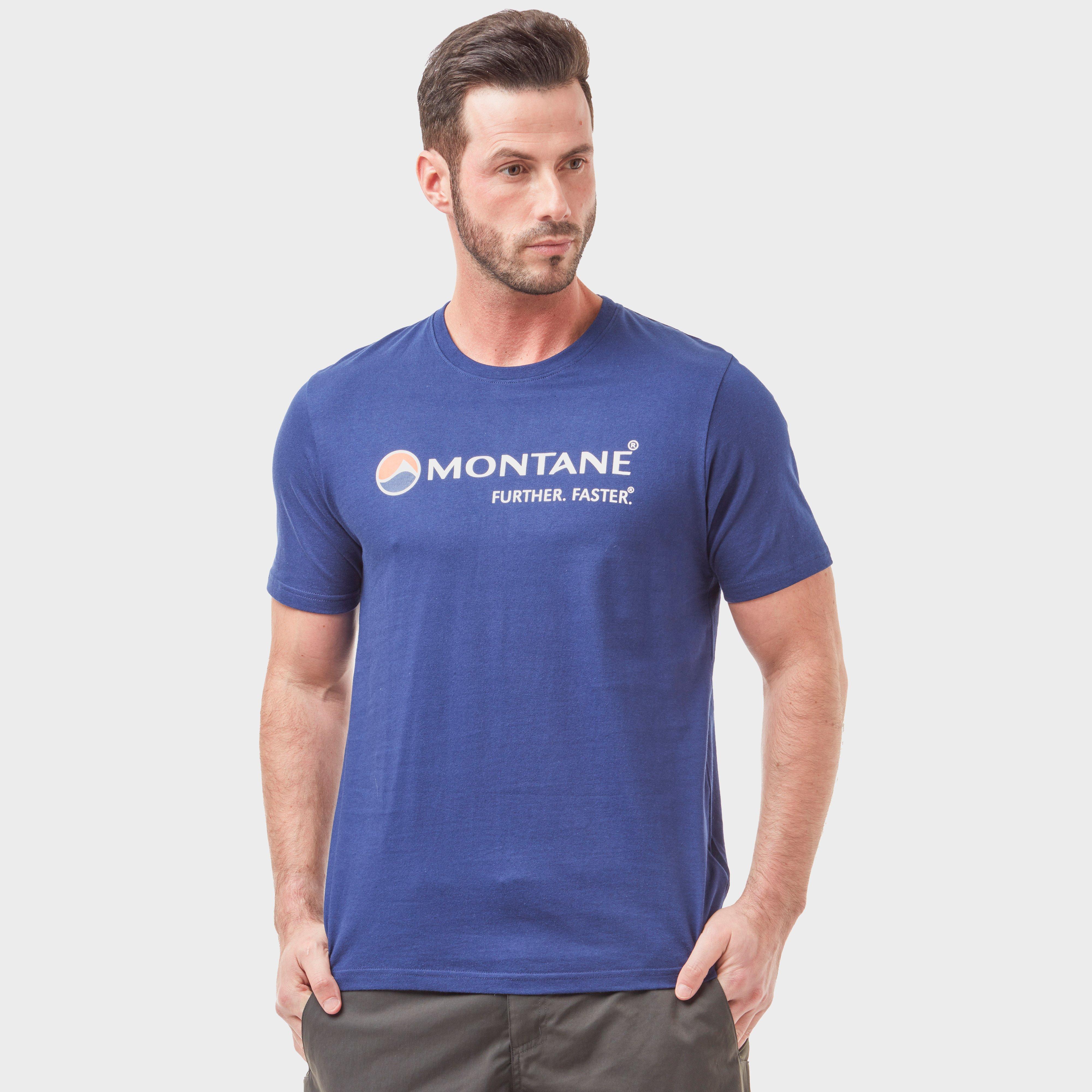 Image of Montane Men's Logo Tee, Blue