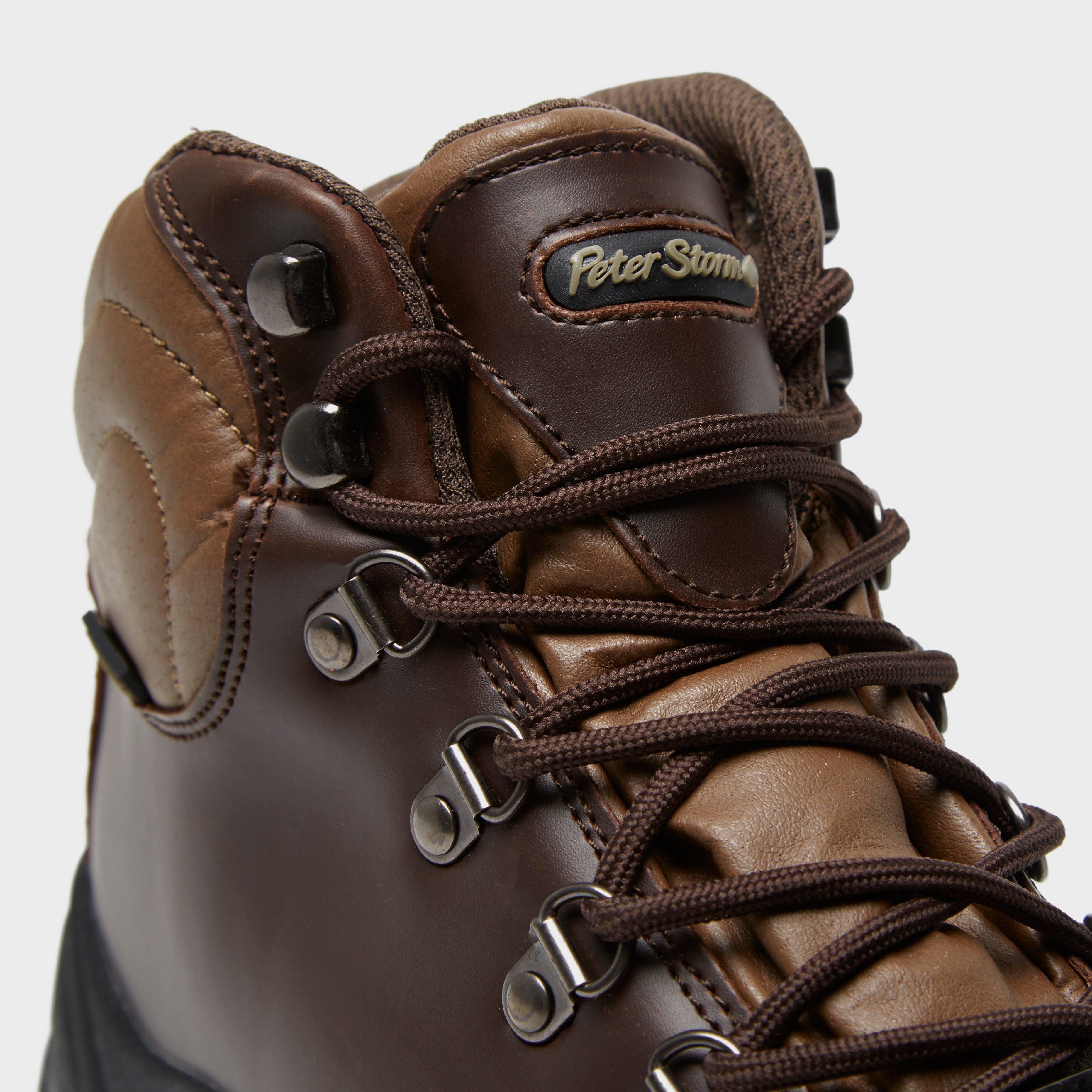 PETER STORM Men's Gower Walking Boot Brown eBay