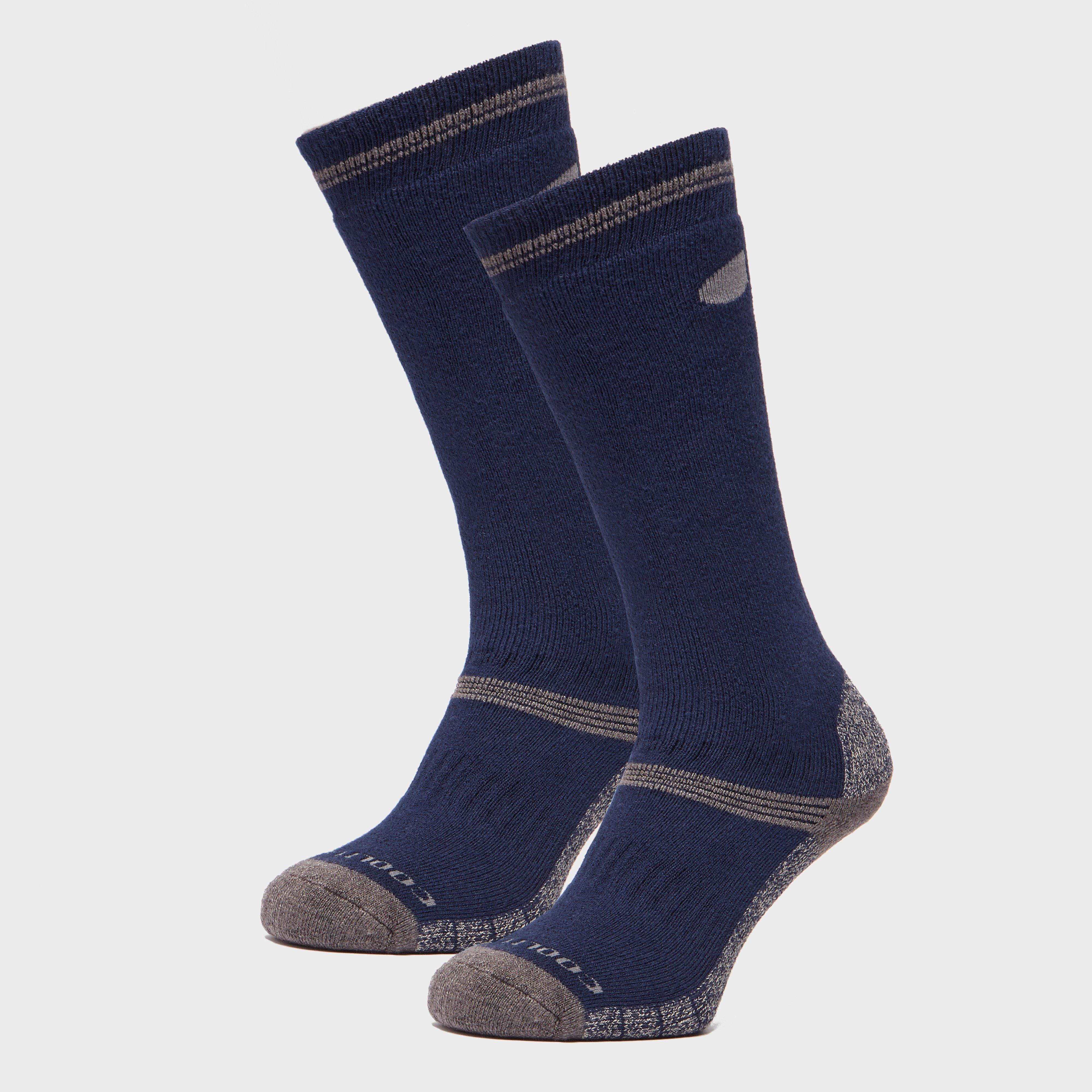 Peter Storm Midweight Knee Length Socks - 2 Pack - Navy, Navy