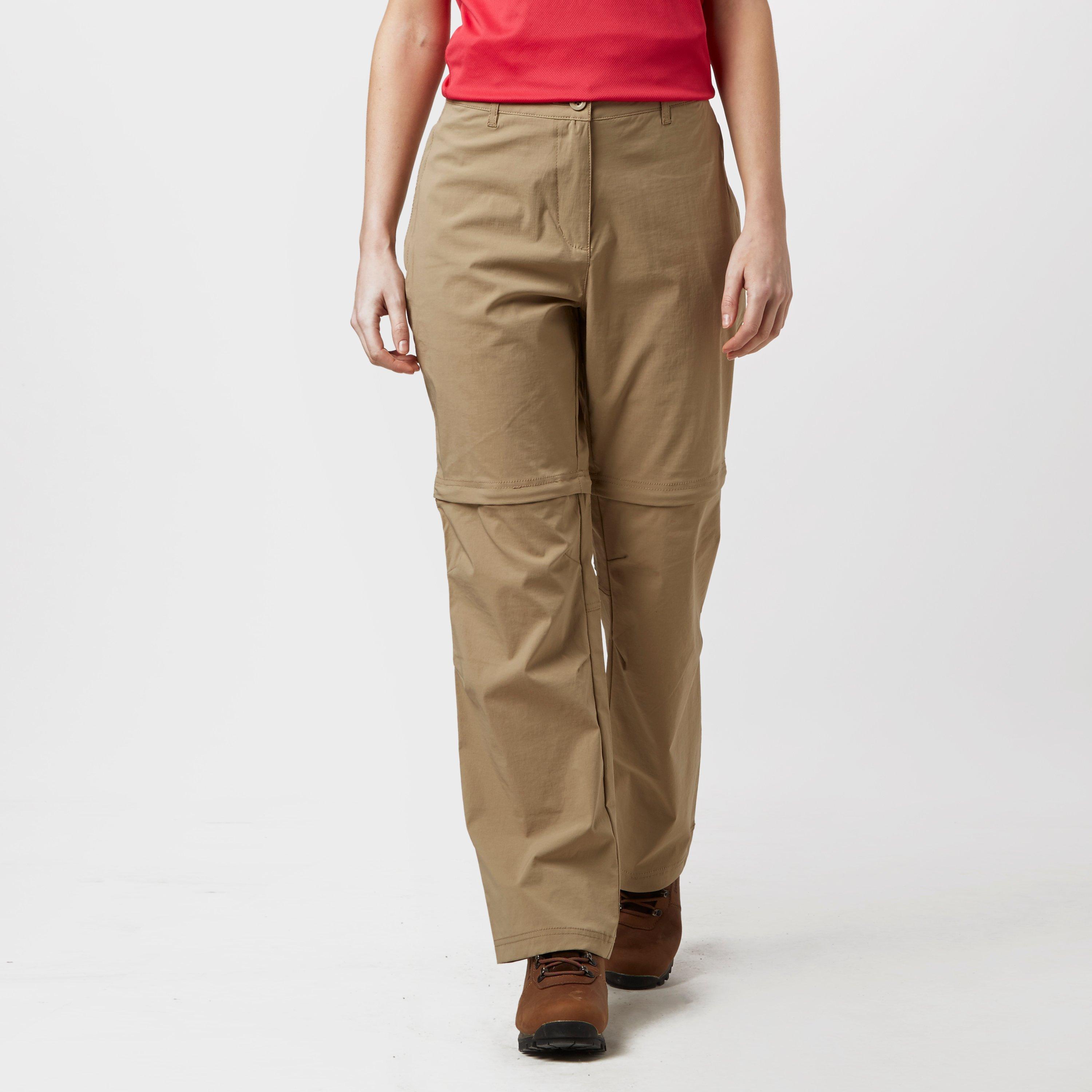 womens green lake zip off trousers