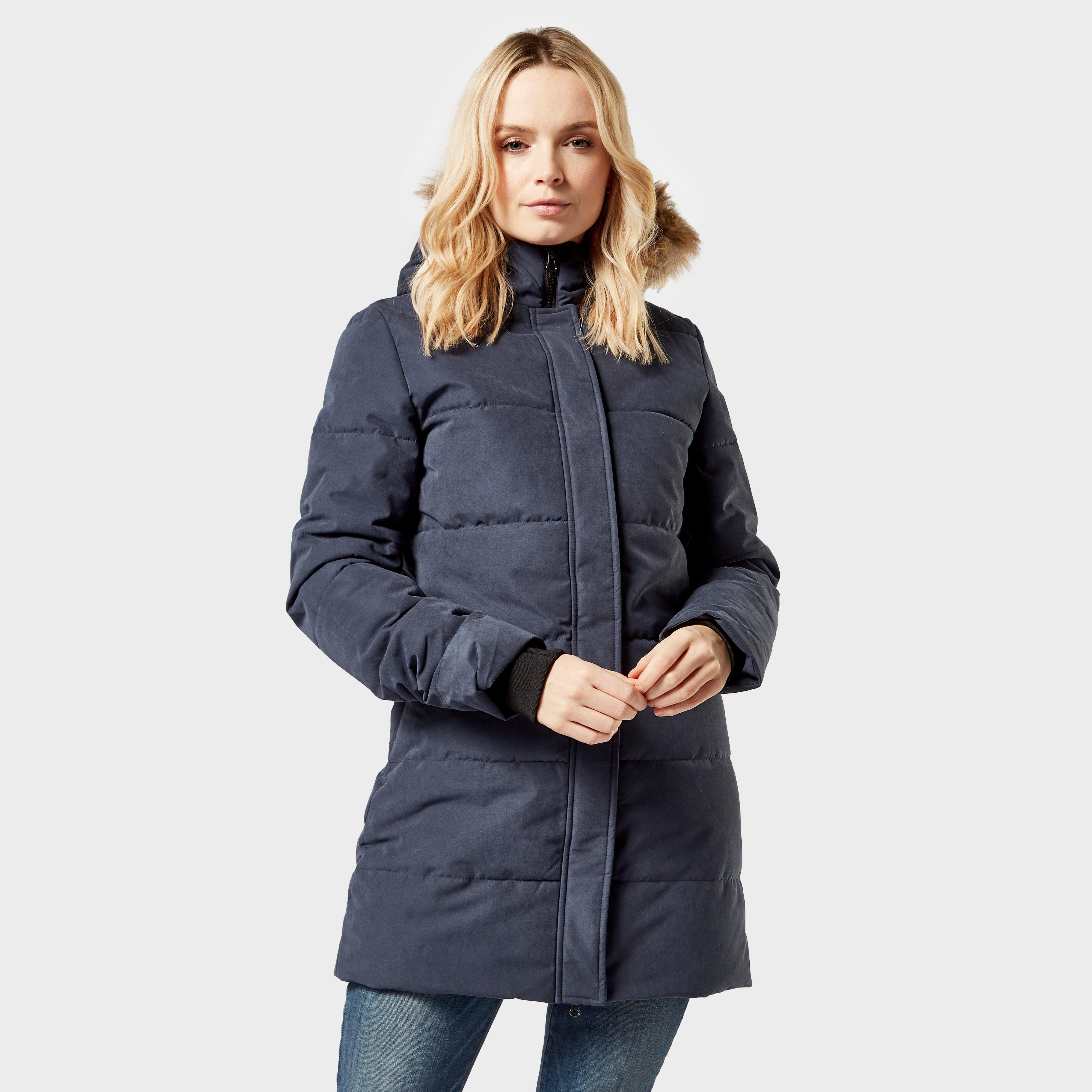 Hi Tec Women's Adele Long Line Parka, Navy