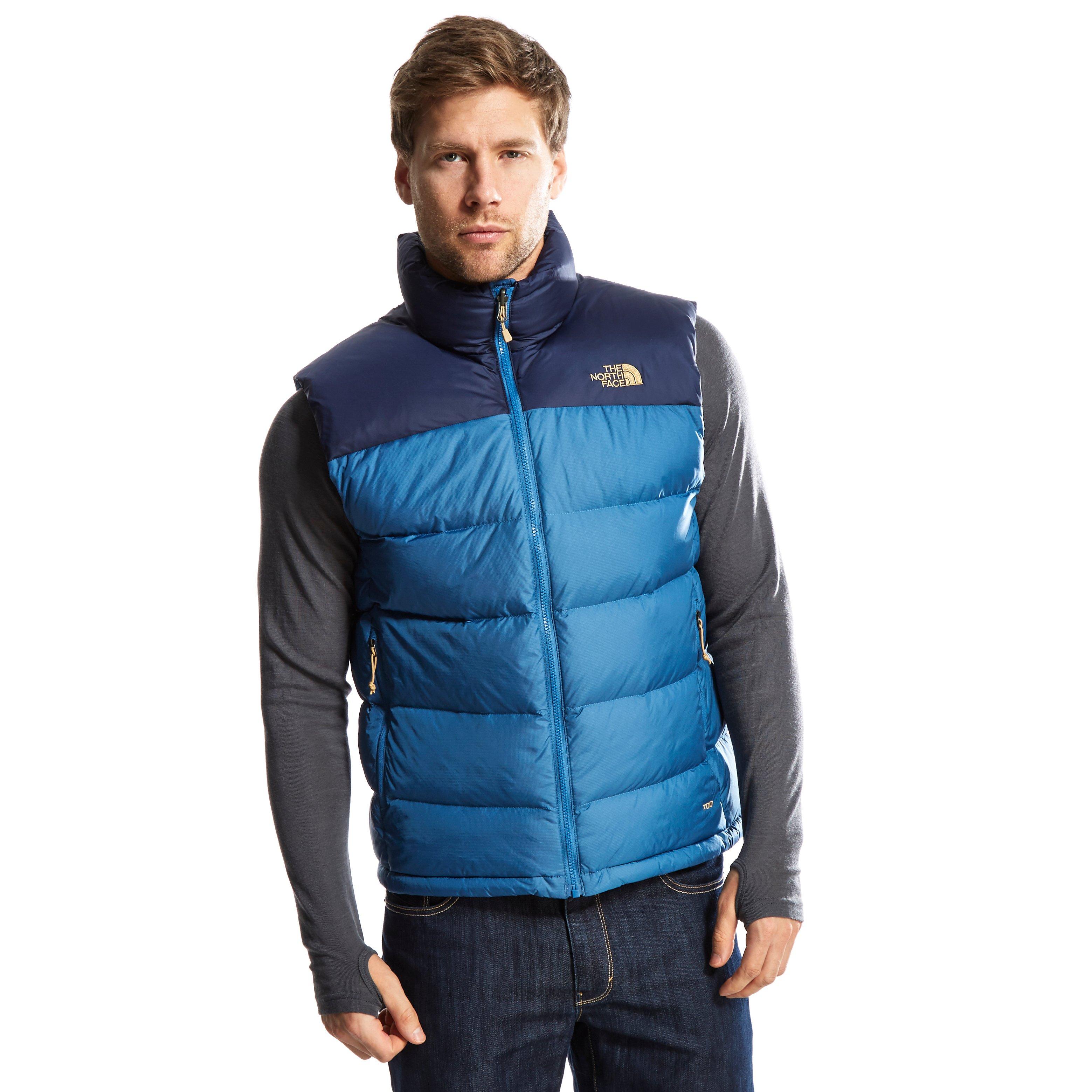 black north face body warmer mens