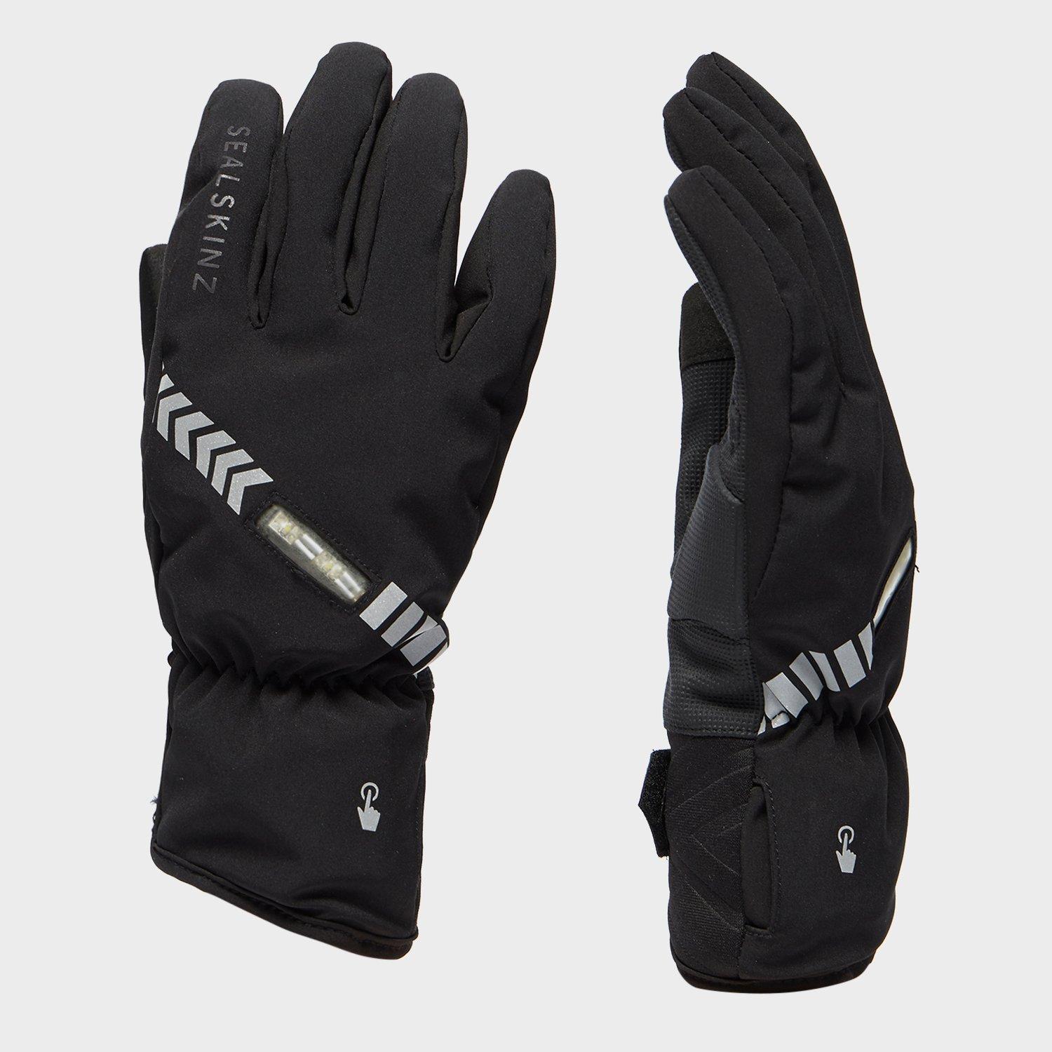 Sealskinz Halo All Weather Cycling Gloves - Black, Black