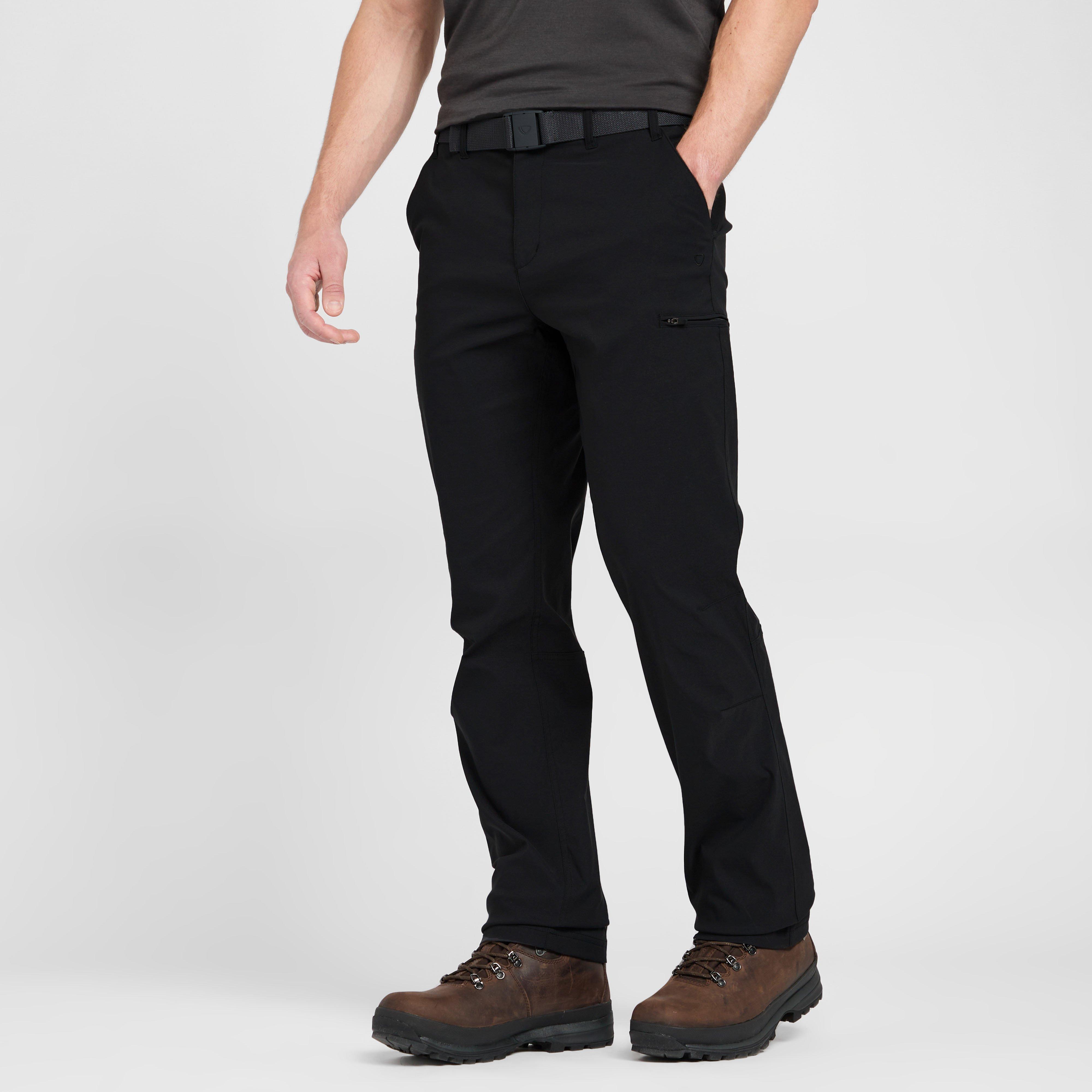 Tech Cotton Stretch Slim Pant Black - Calibre Menswear