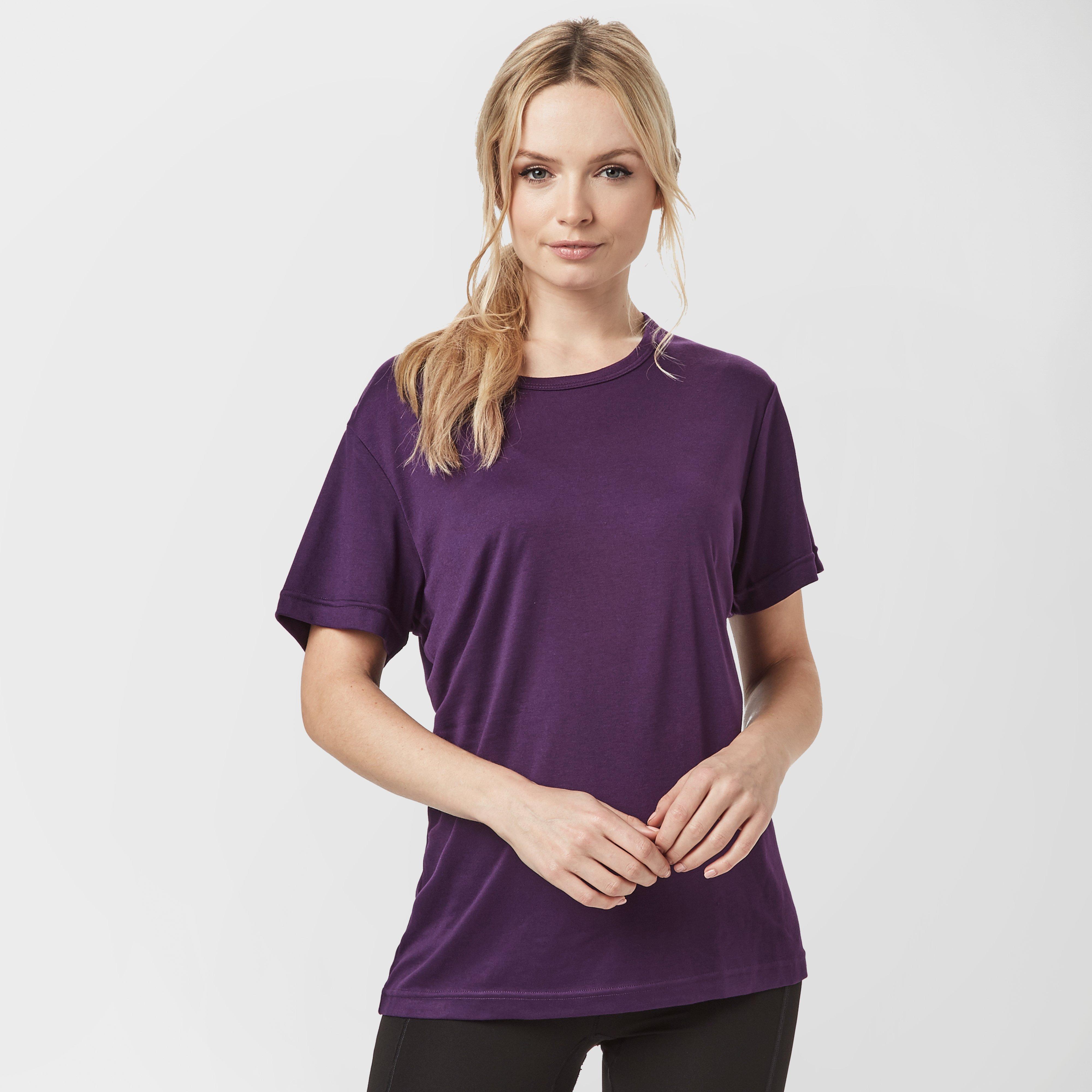 Peter Storm Women's Short Sleeve Thermal Crew, Purple