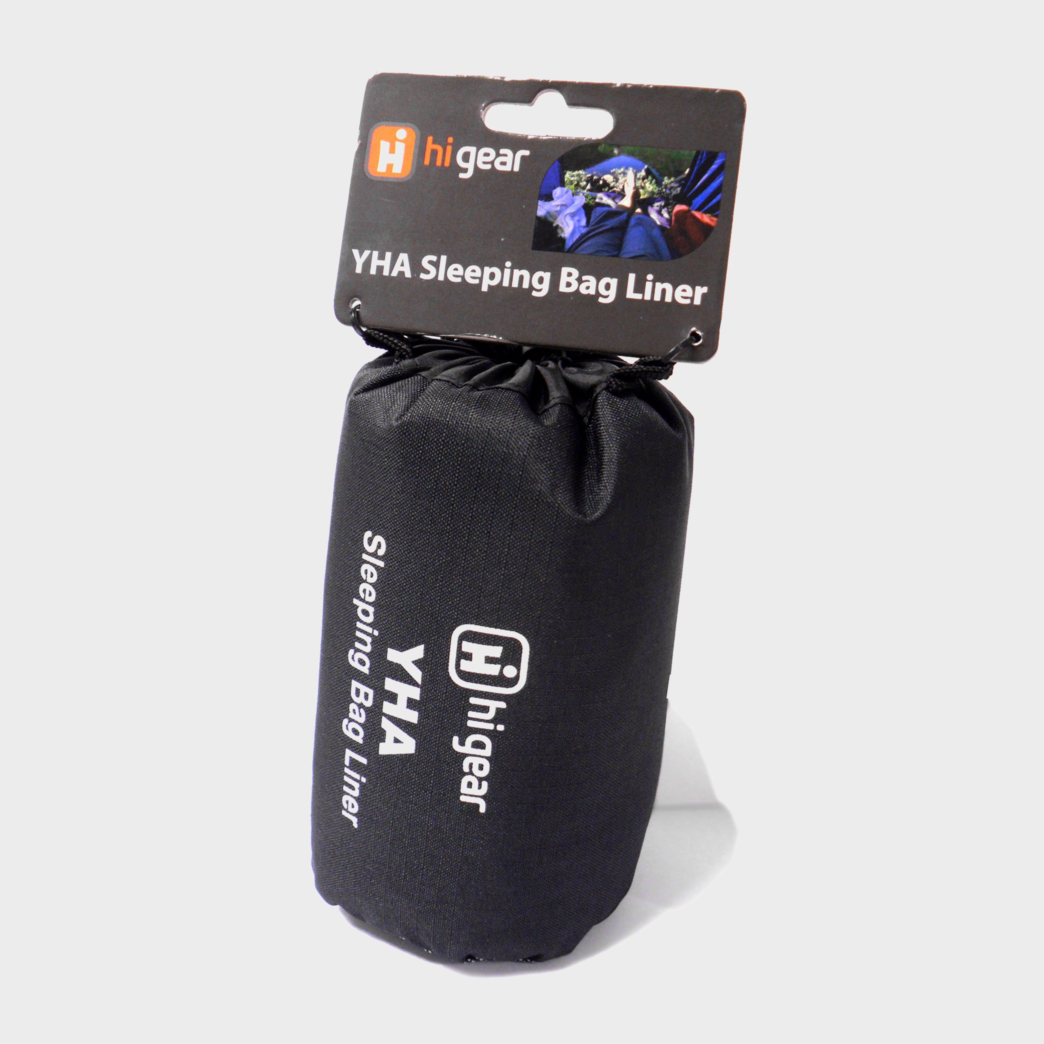 Image of HI-GEAR YHA Sleeping Bag Liner, BLACK/LINER