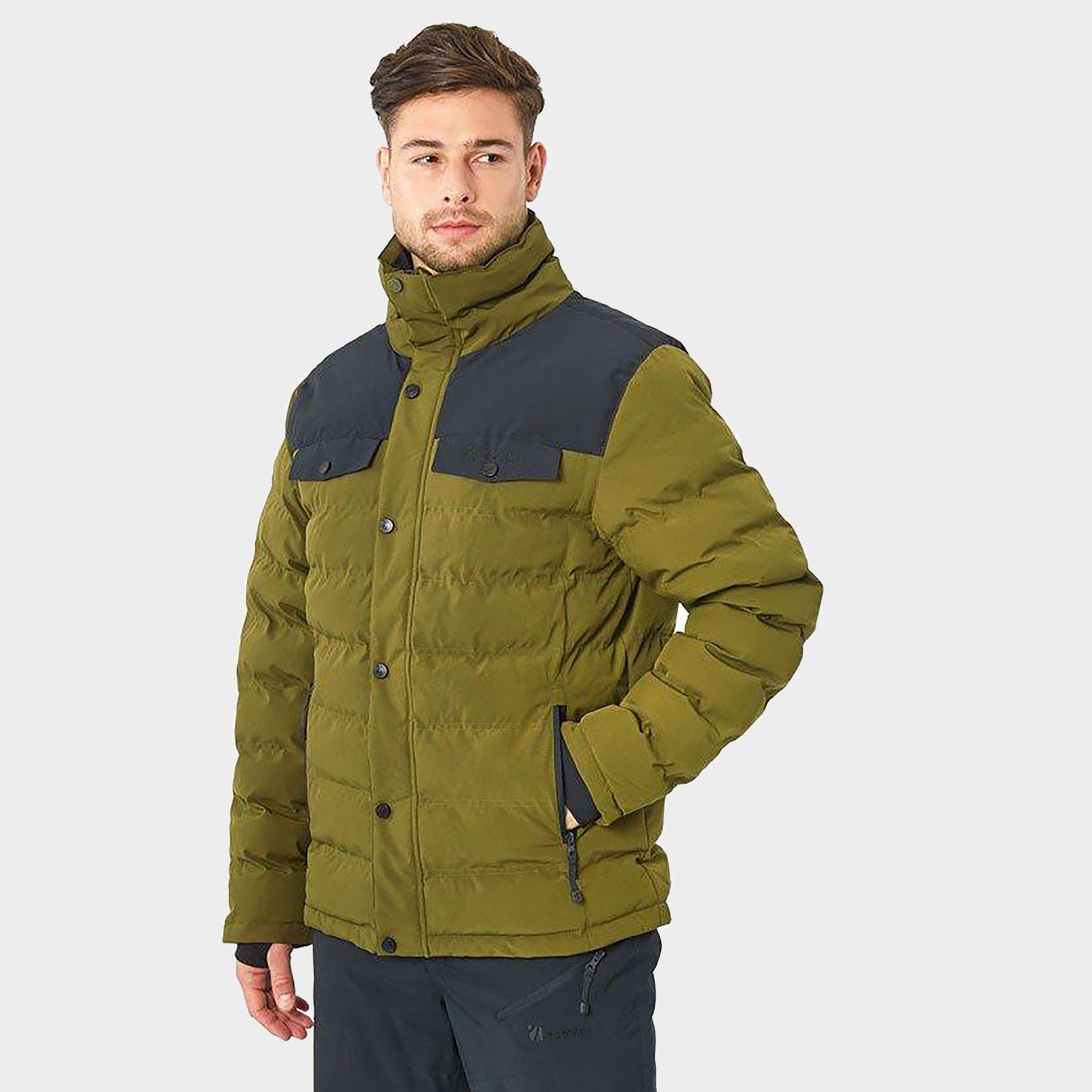 The Edge Men's Banff Insulated Snow Jacket, Khaki