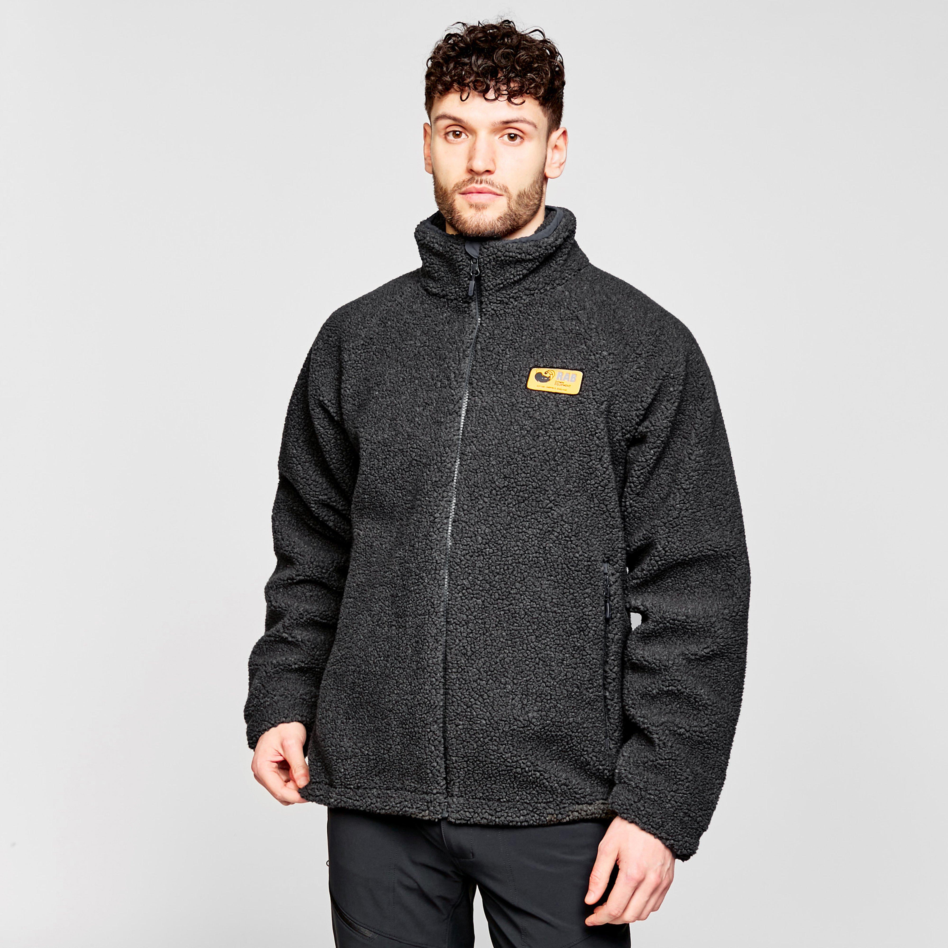 Men s Rab Fleeces Rab Full Zip Half Zip Fleeces Blacks