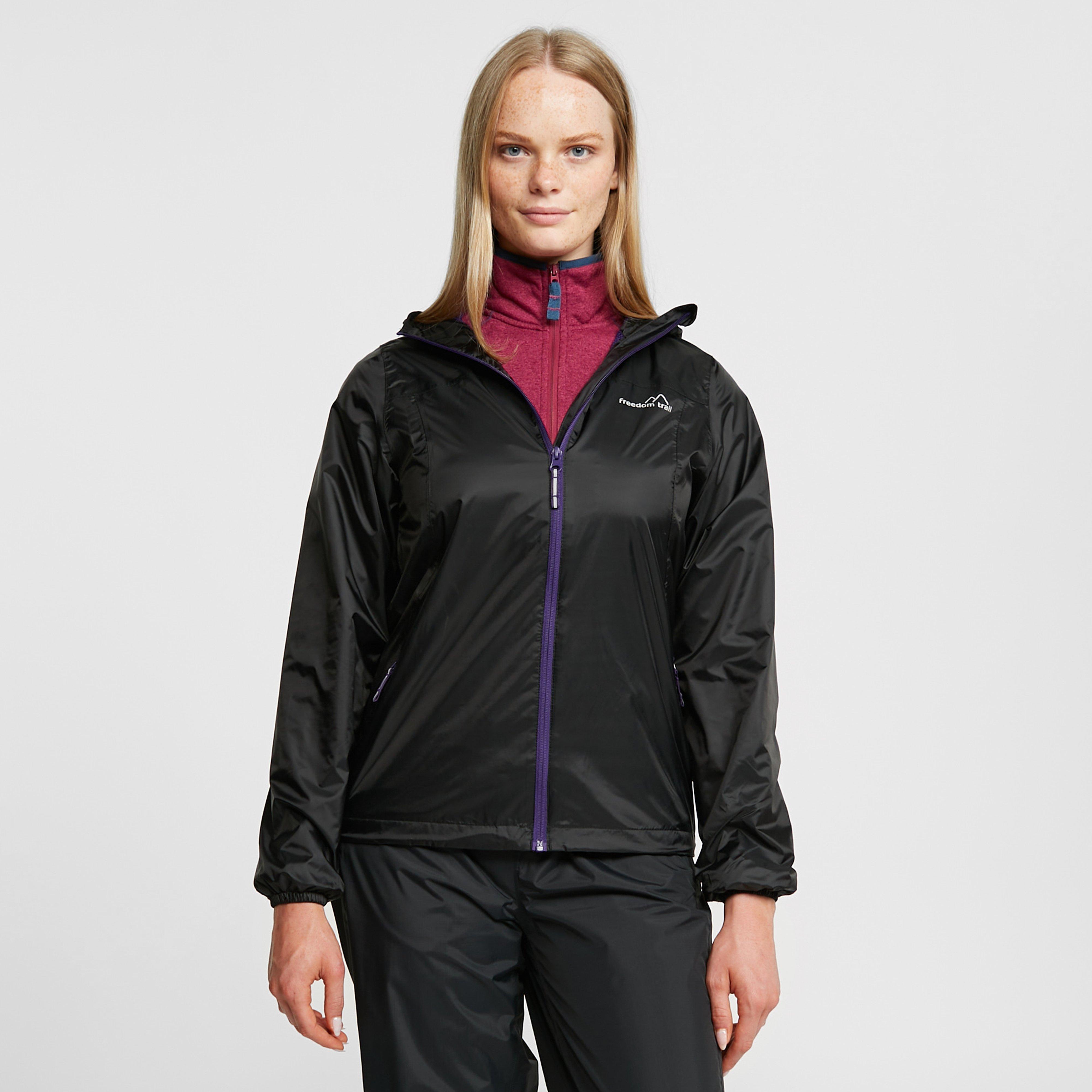 FreedomTrail Women's Tempest Waterproof Jacket, Black