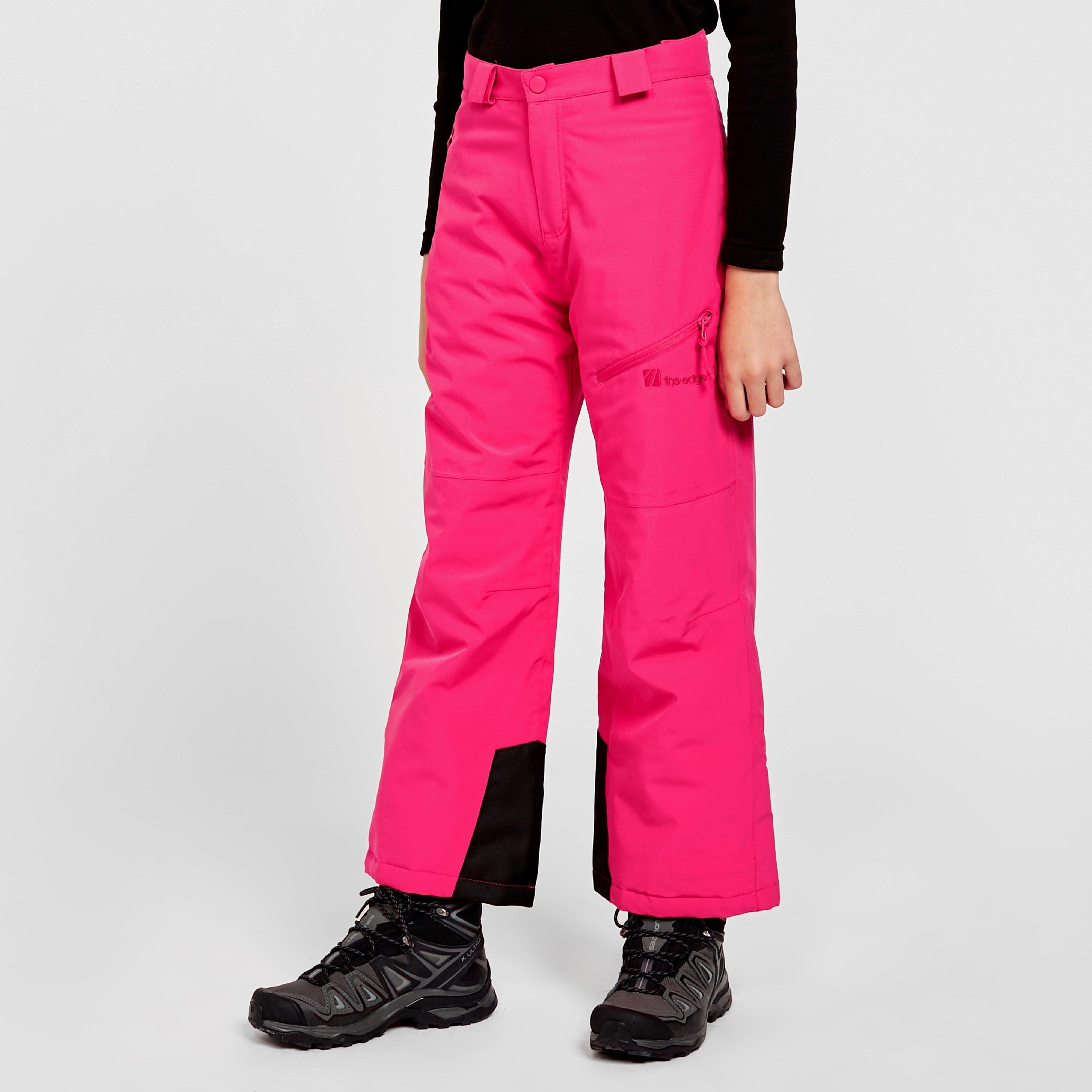 The Edge Kids' Vail Stretch Salopettes, Pink