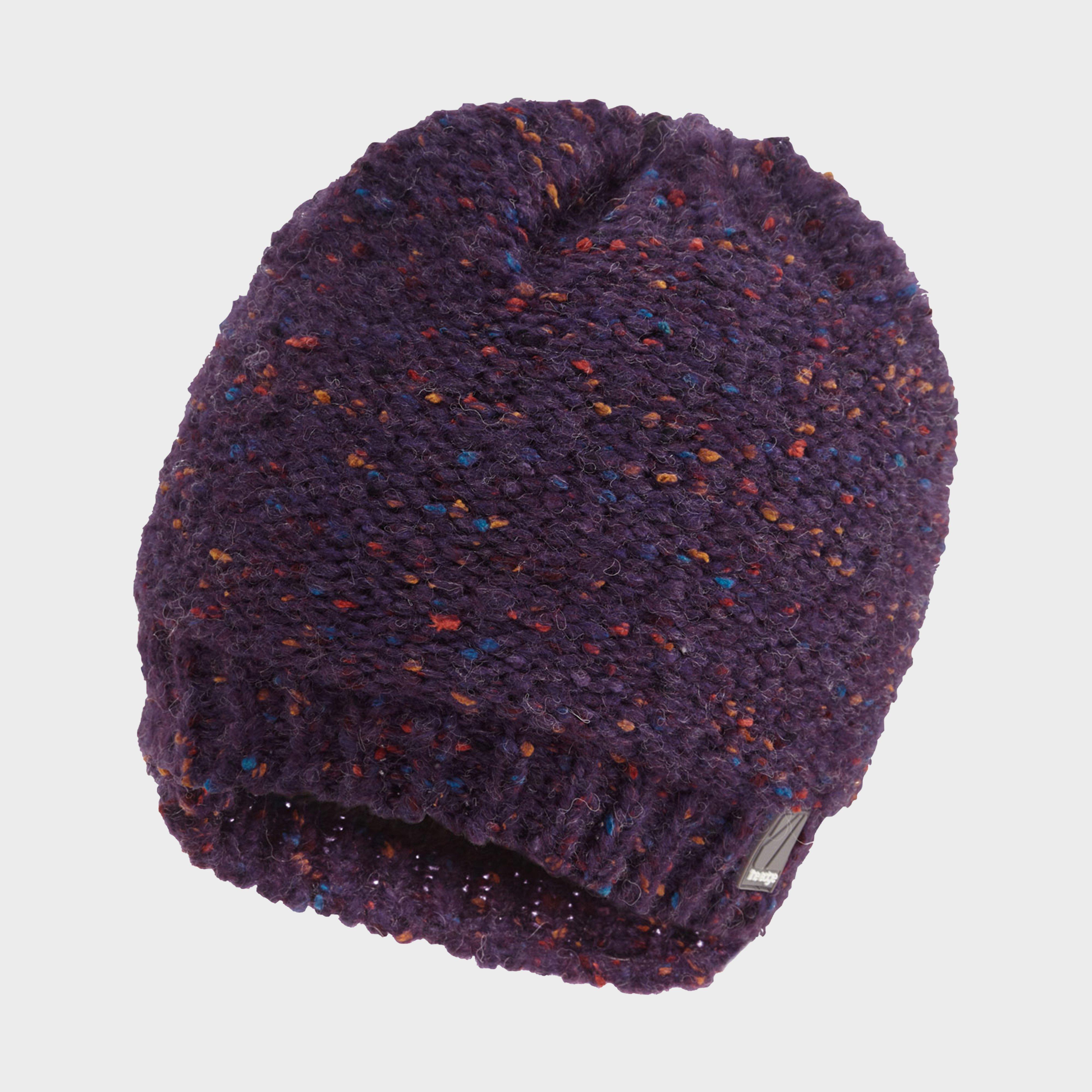 Image of The Edge Women's Speckled Beanie, PURPLE/WMNS