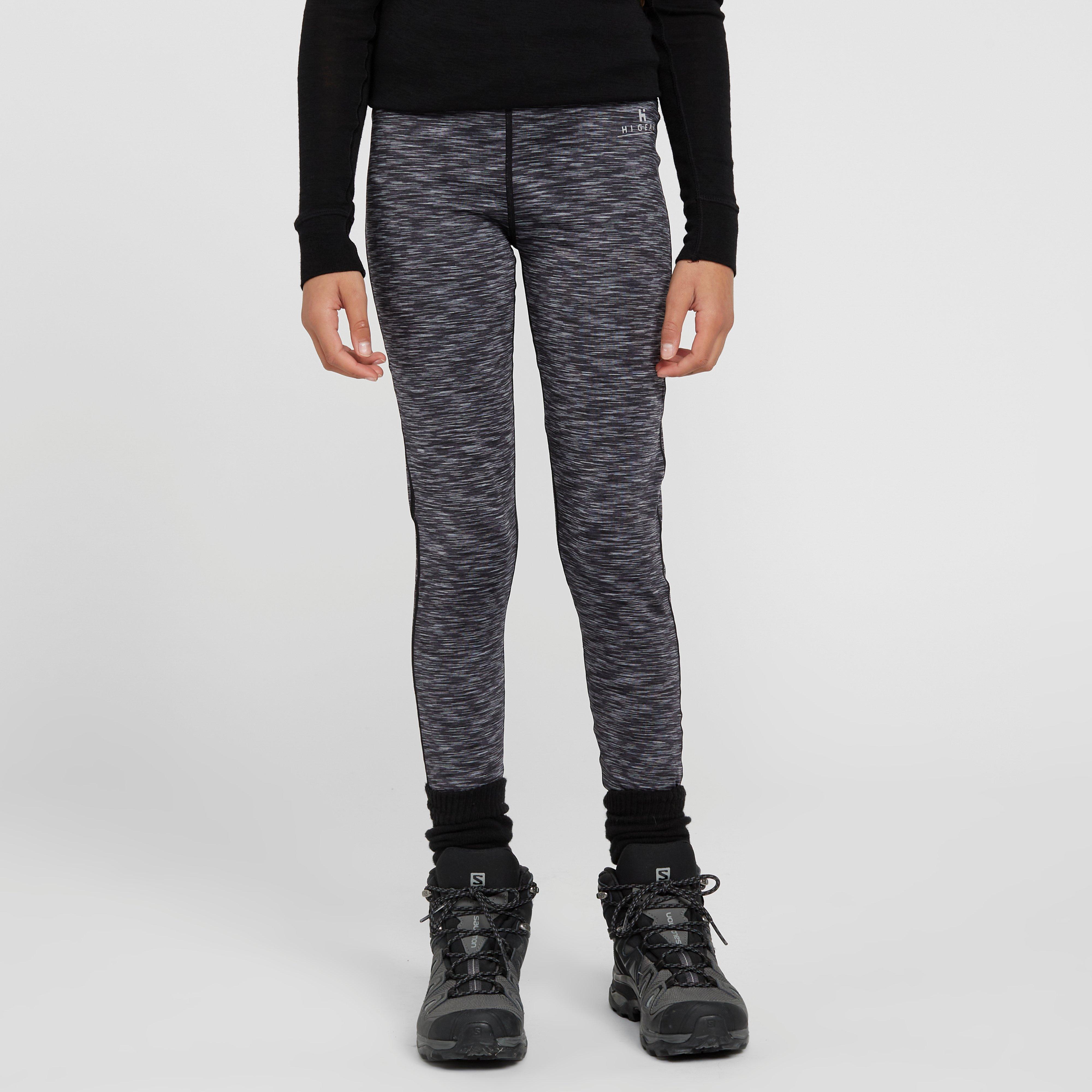 Image of HI-GEAR Kids' Balance Baselayer Leggings (age 13-16), GREY MARL