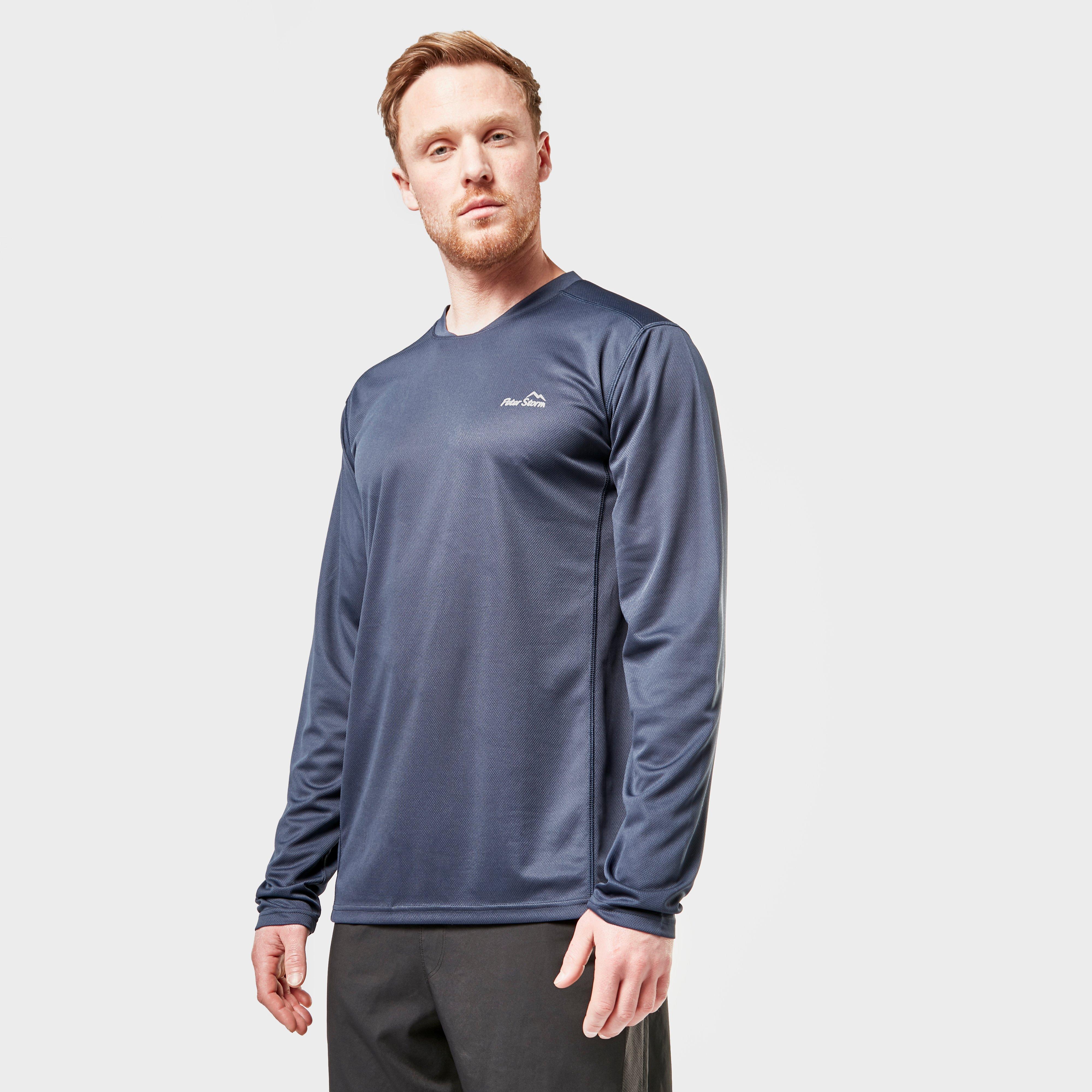 Peter Storm Men's Balance Long Sleeve T-Shirt, Navy