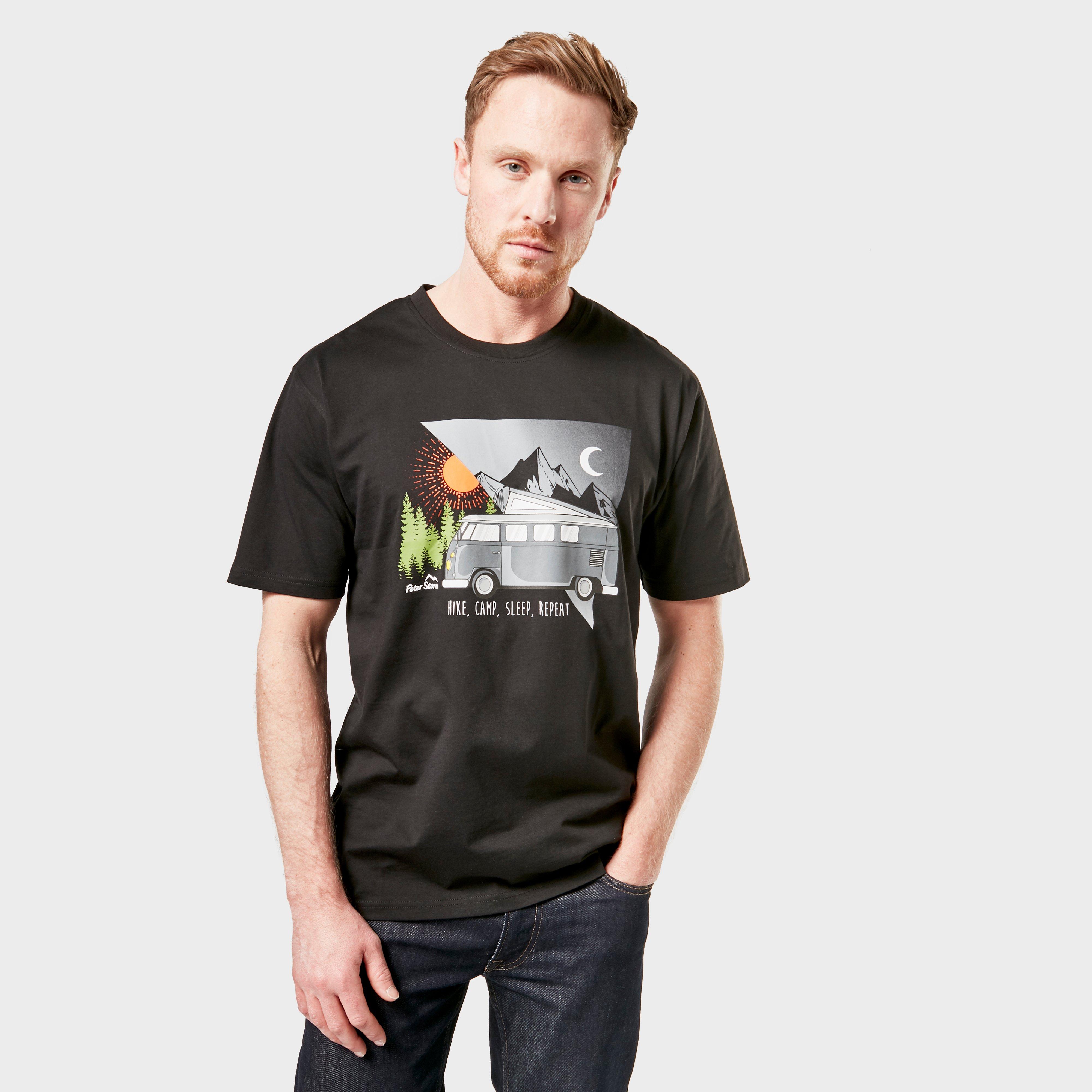 Image of Peter Storm Men's Camper T-Shirt, BLK/BLK