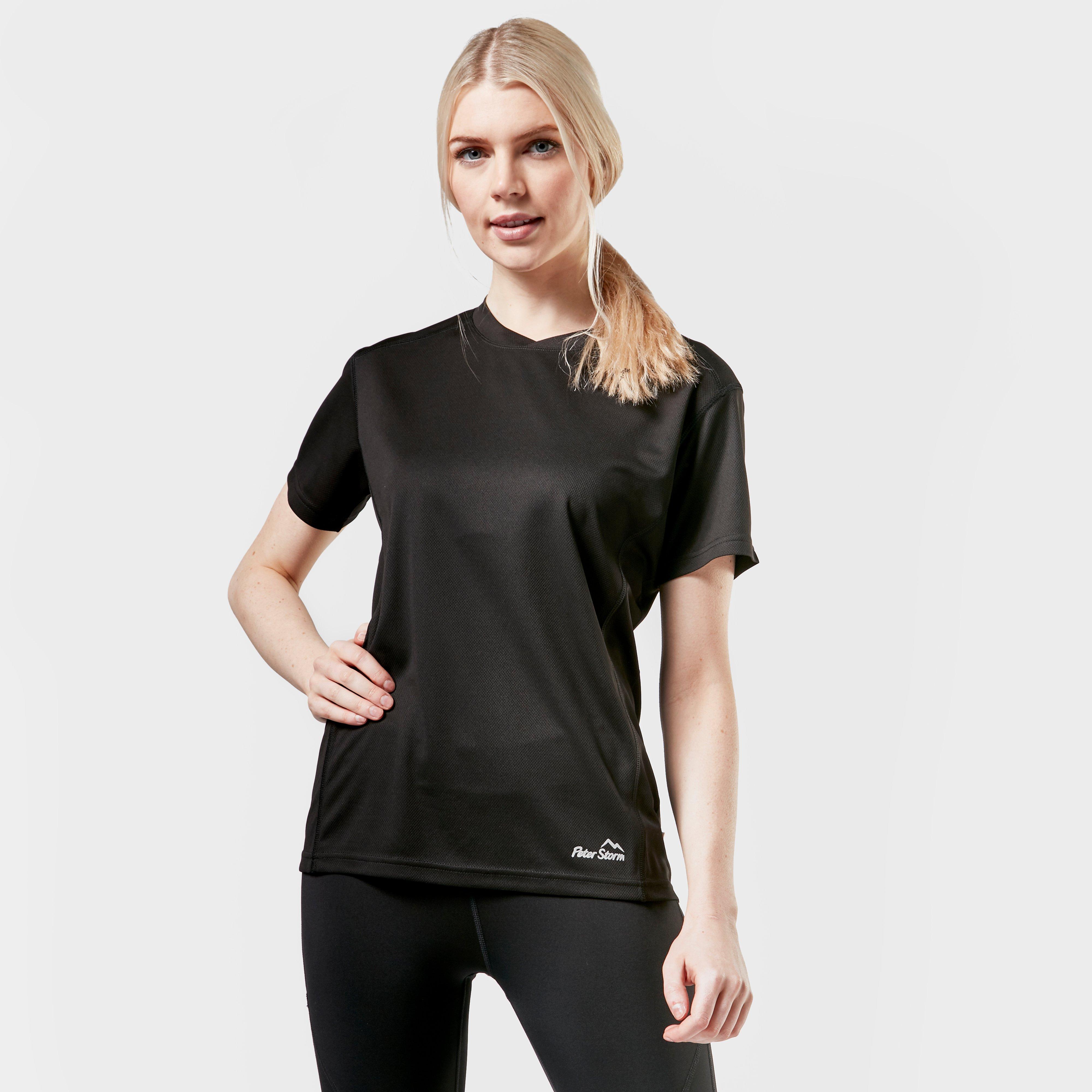 Peter Storm Women's Balance Short Sleeve T-Shirt, Black
