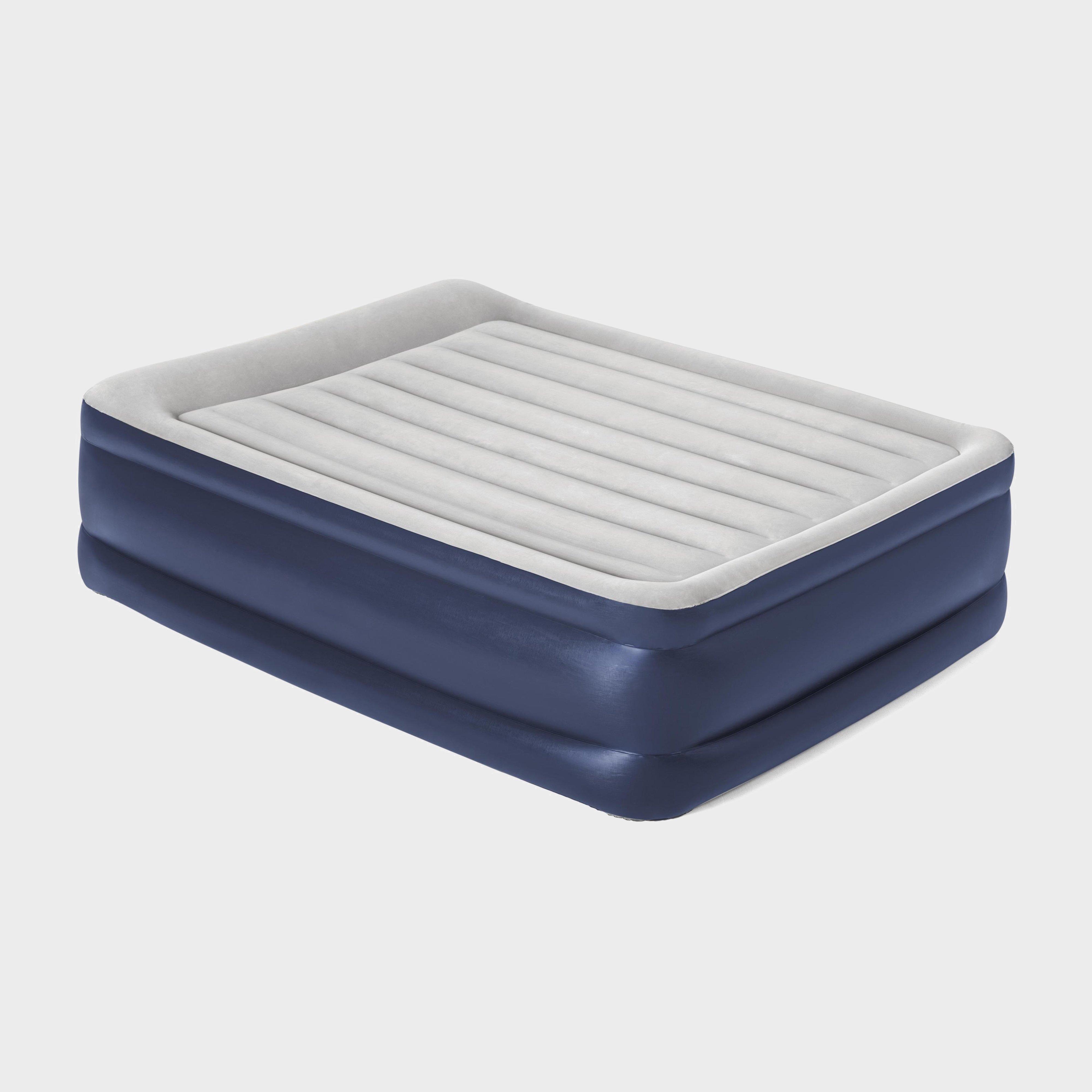 Image of HI-GEAR High Rise Flock King Size Airbed, NVY/NVY