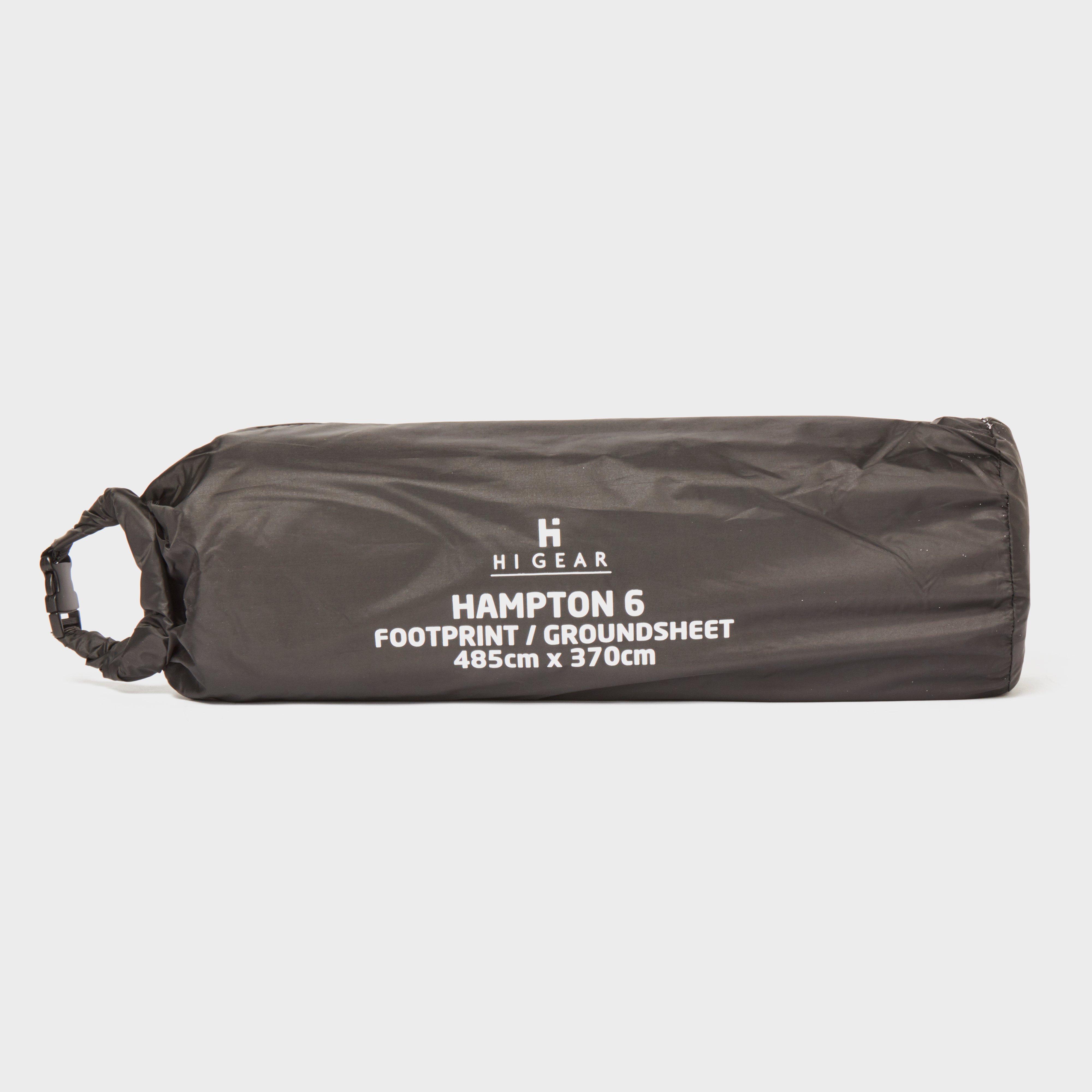 Image of HI-GEAR Hampton 6 Tent Footprint, BLK/BLK