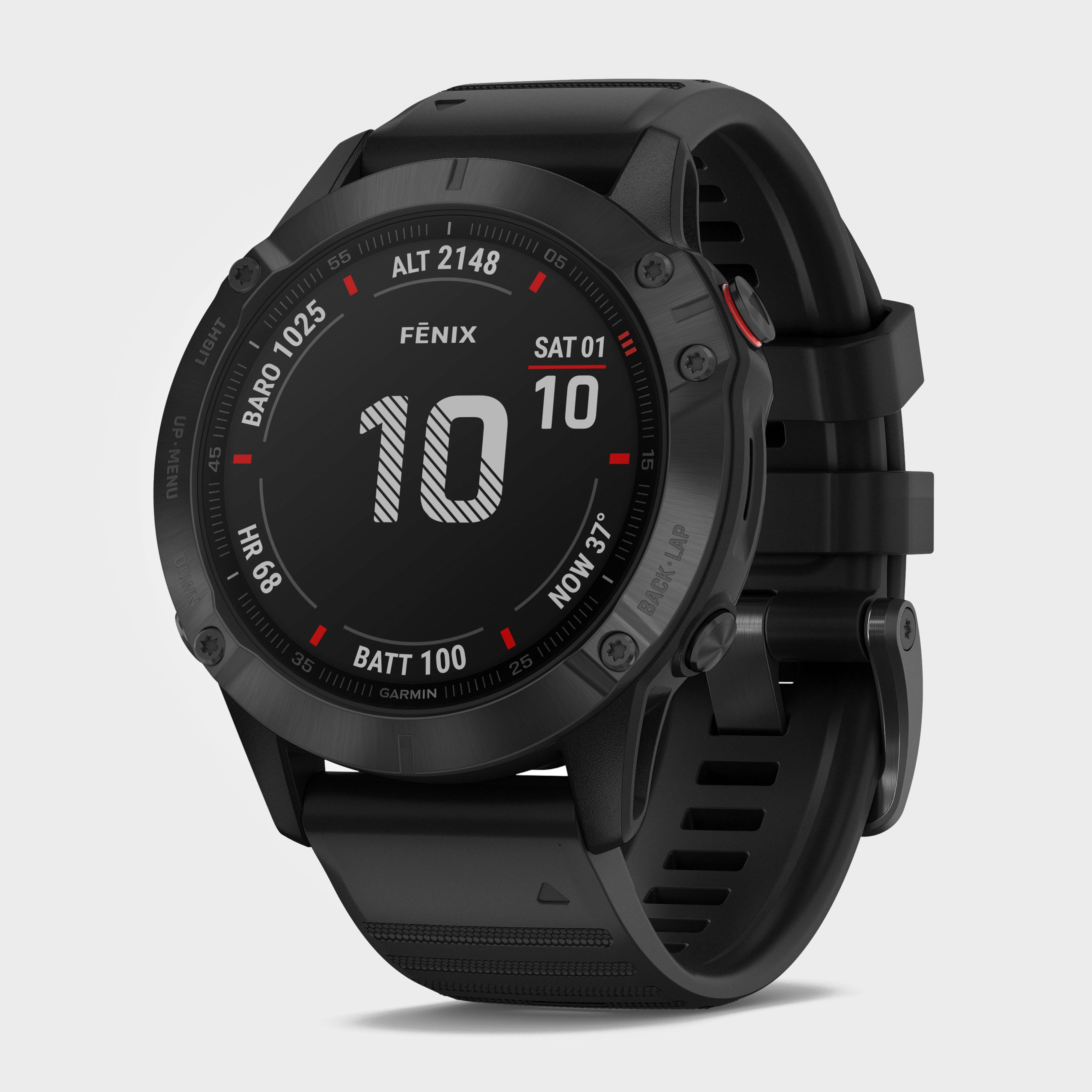 Image of Garmin Fenix 6 Pro Multi-Sport GPS Watch, BLK/BLK