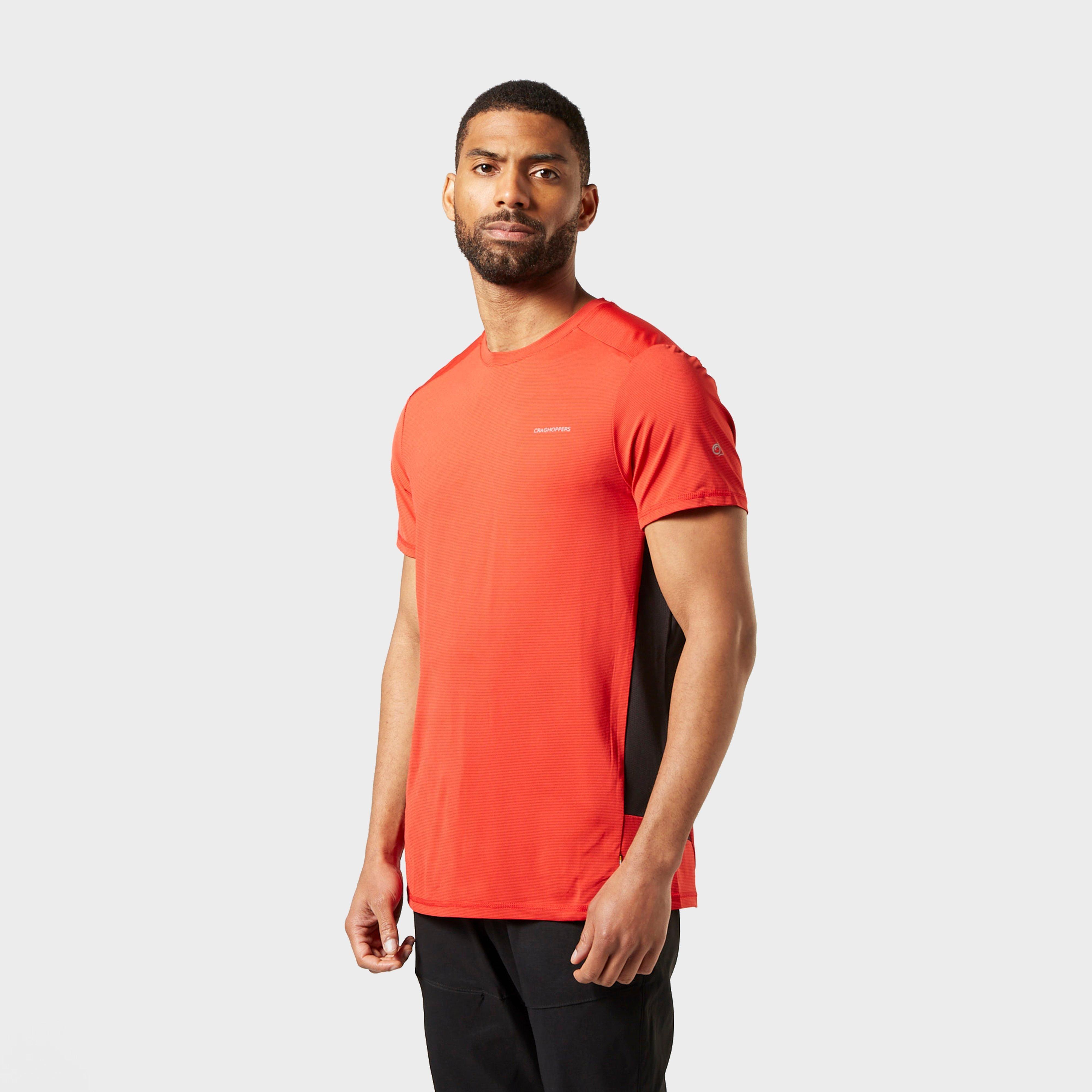 Image of Craghoppers Men's Atmos Short Sleeved T-Shirt, RED/RED