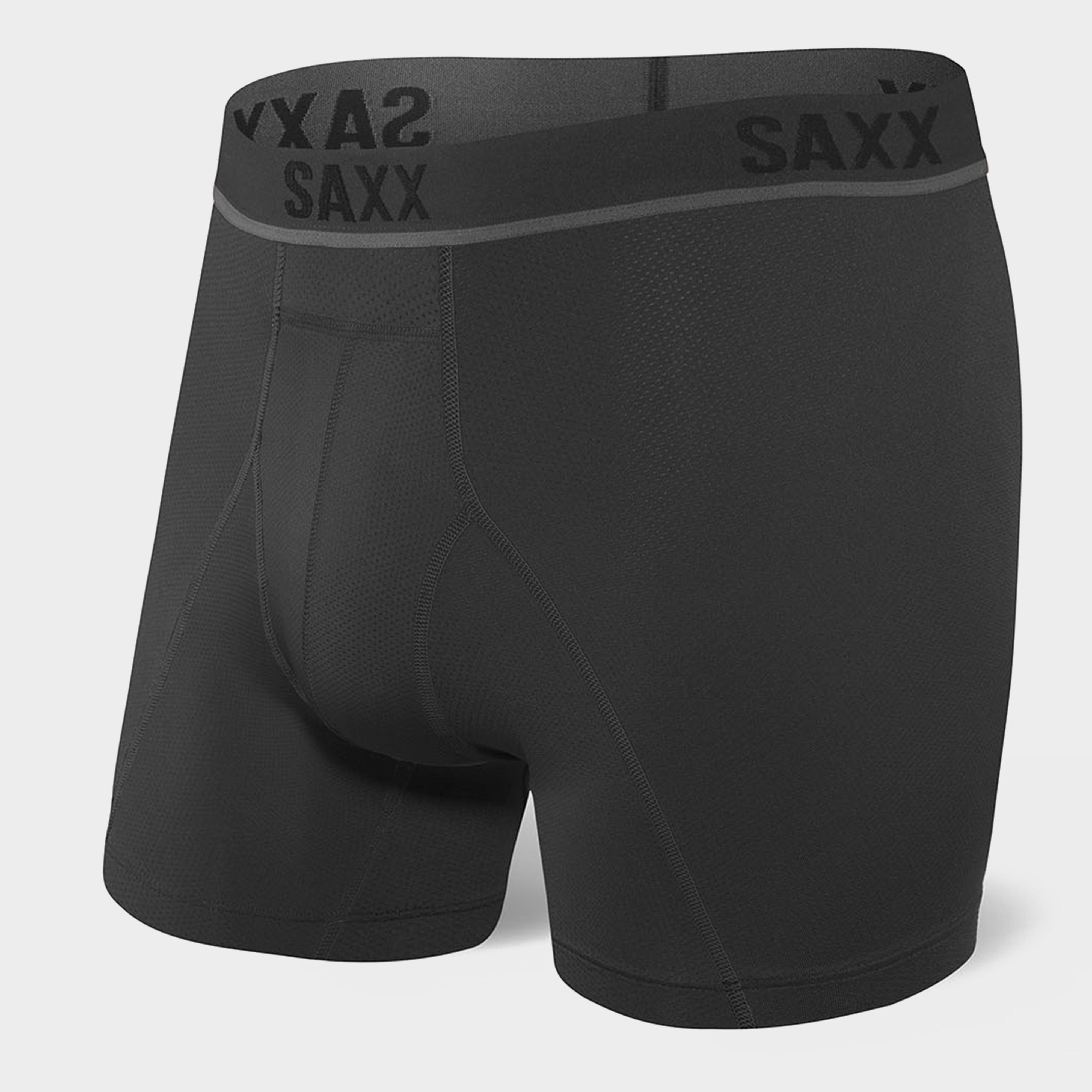 Image of Saxx Men's Kinetic HD Boxer Brief, Black/BLK
