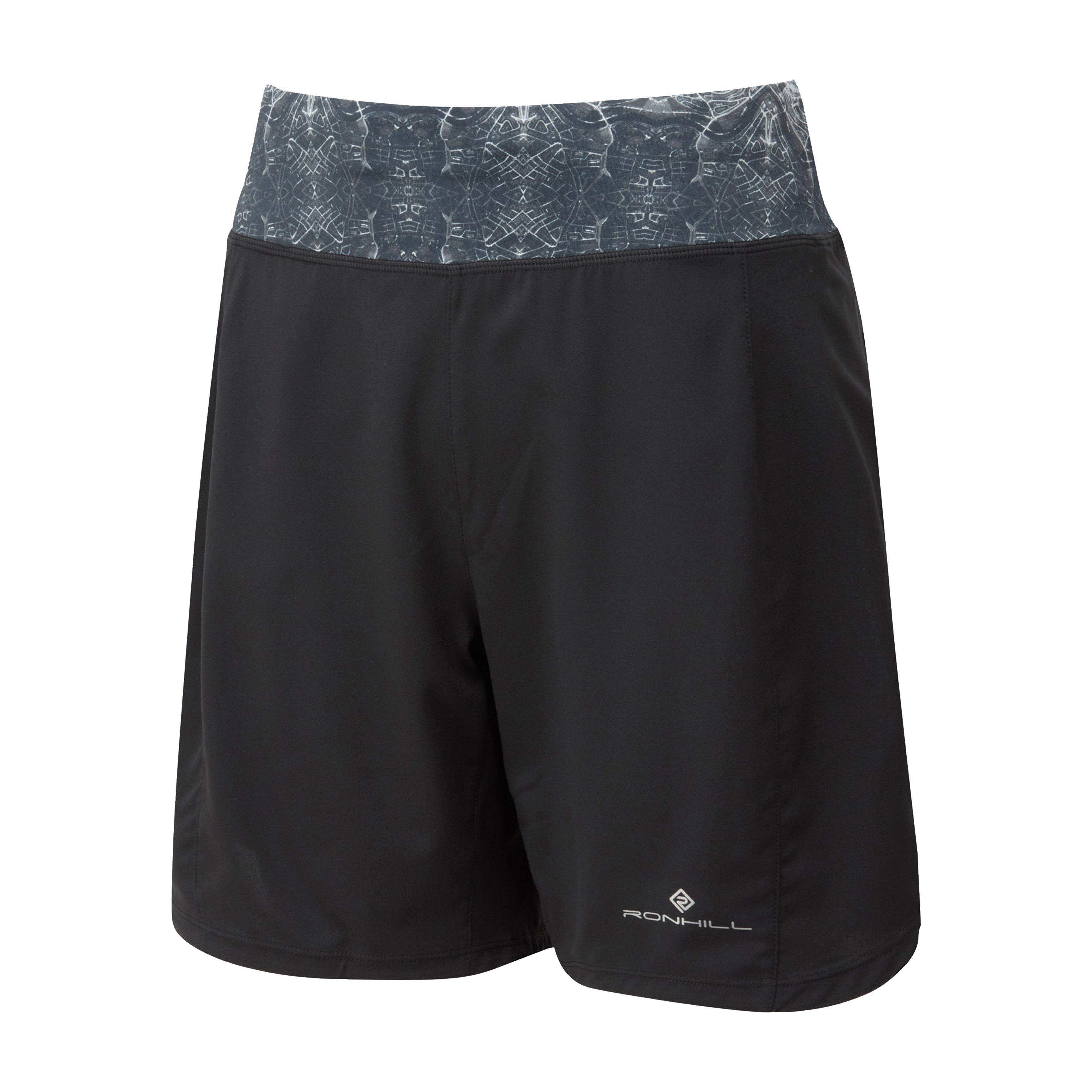 Image of Ronhill Women's Momentum " Unlined Shorts, BLK/BLK