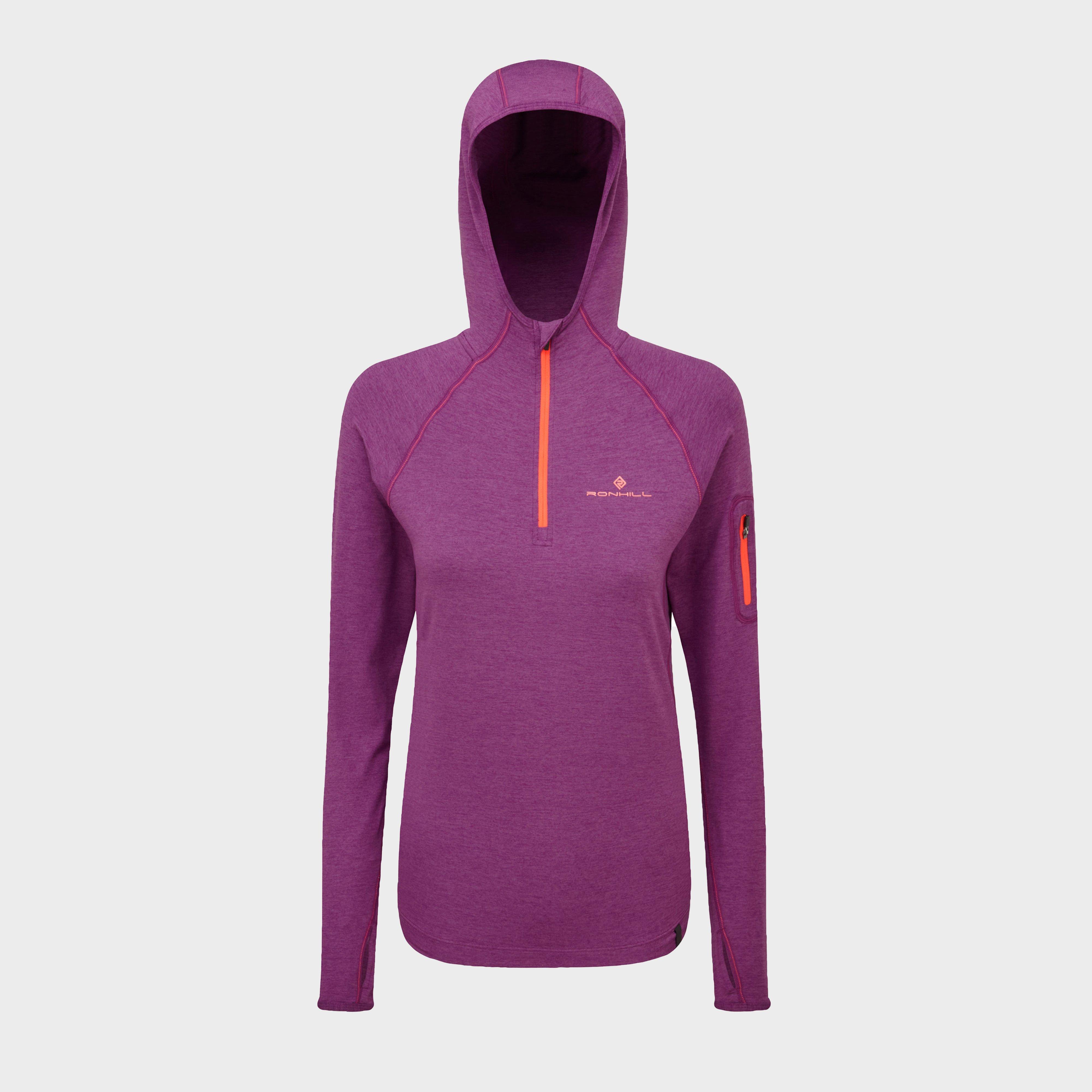 Image of Ronhill Women's Momentum Workout Hoody, PUR/PUR