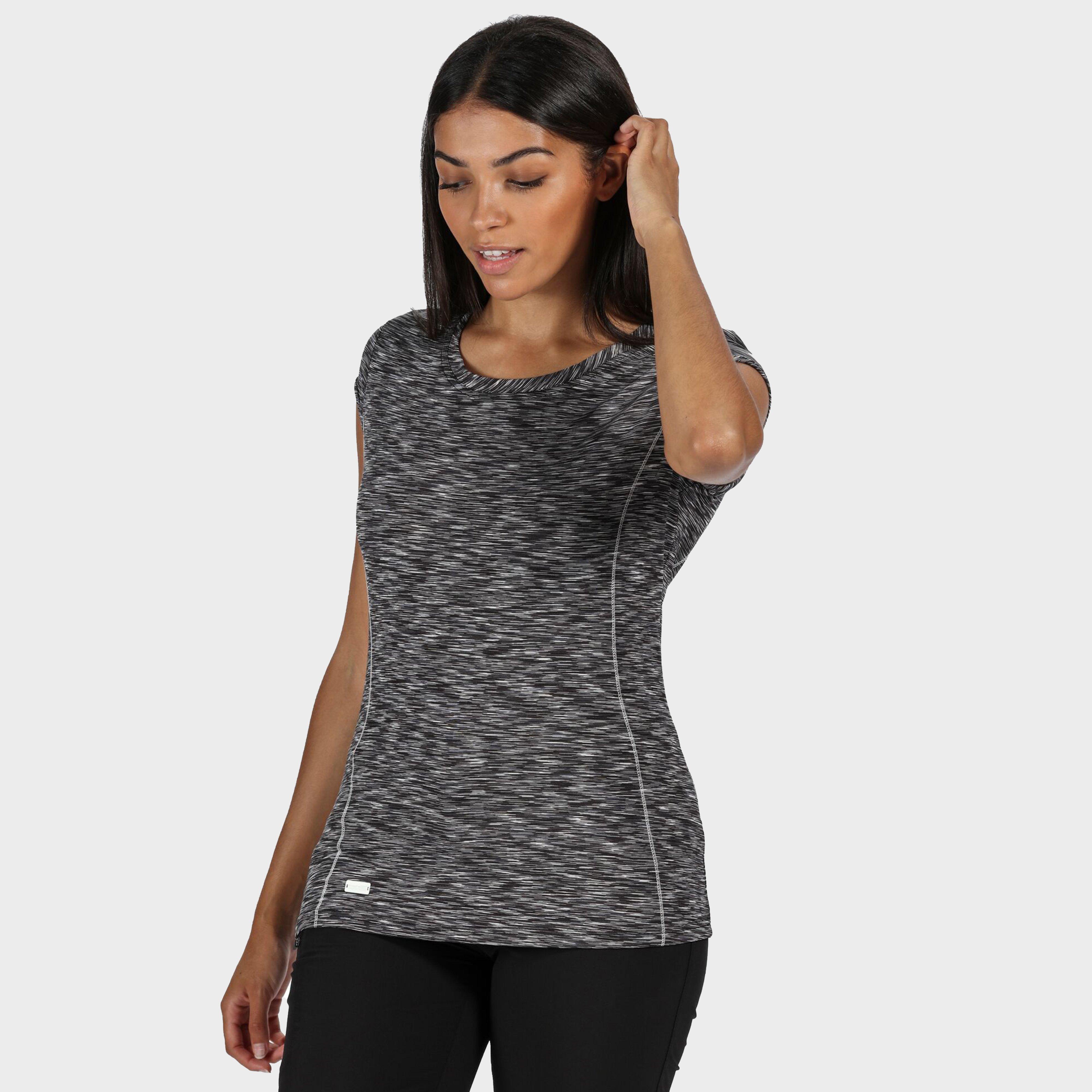 Image of Regatta Women's Hyperdimension T-Shirt, BLK/BLK