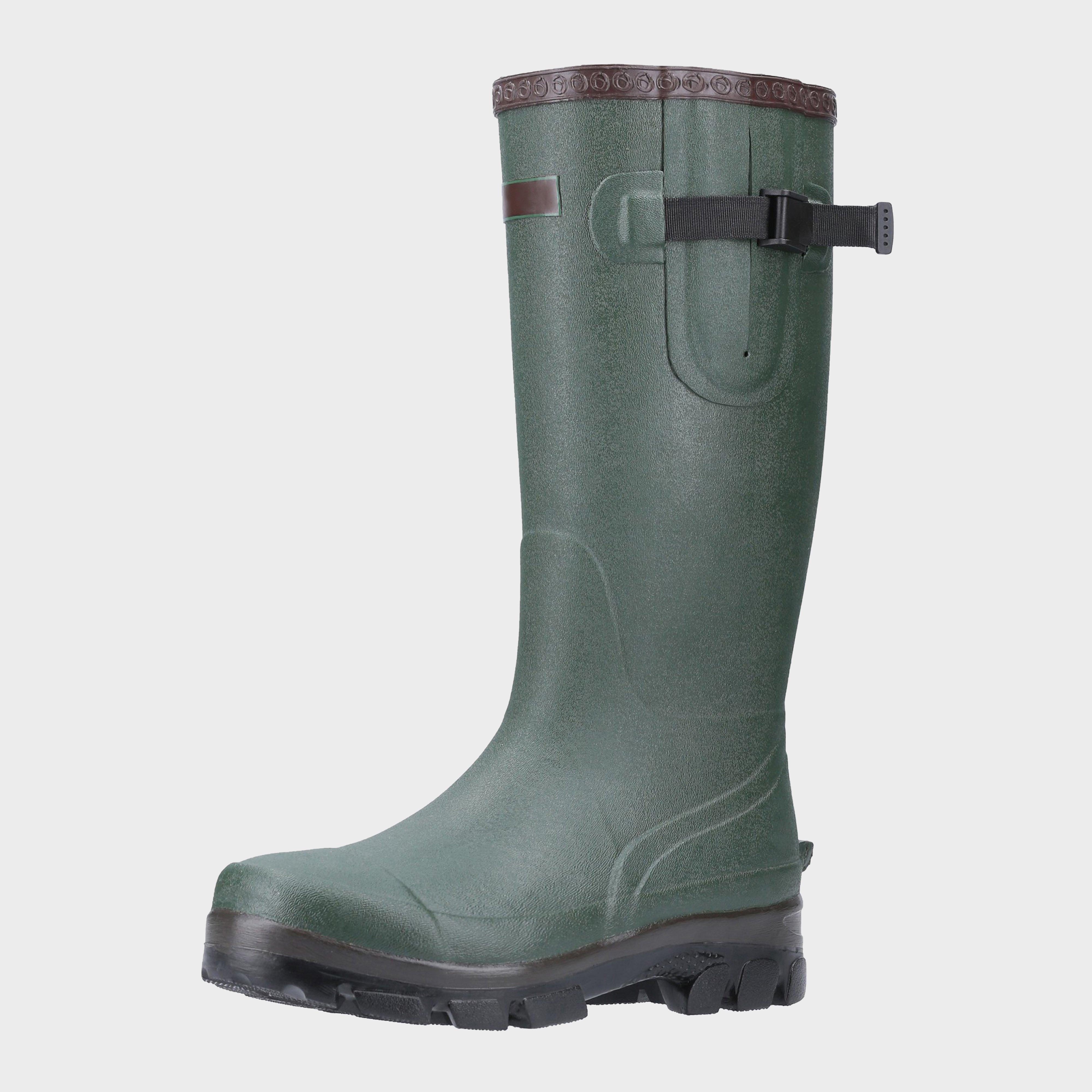 COTSWOLD Grange Neoprene Wellington Boots, Green