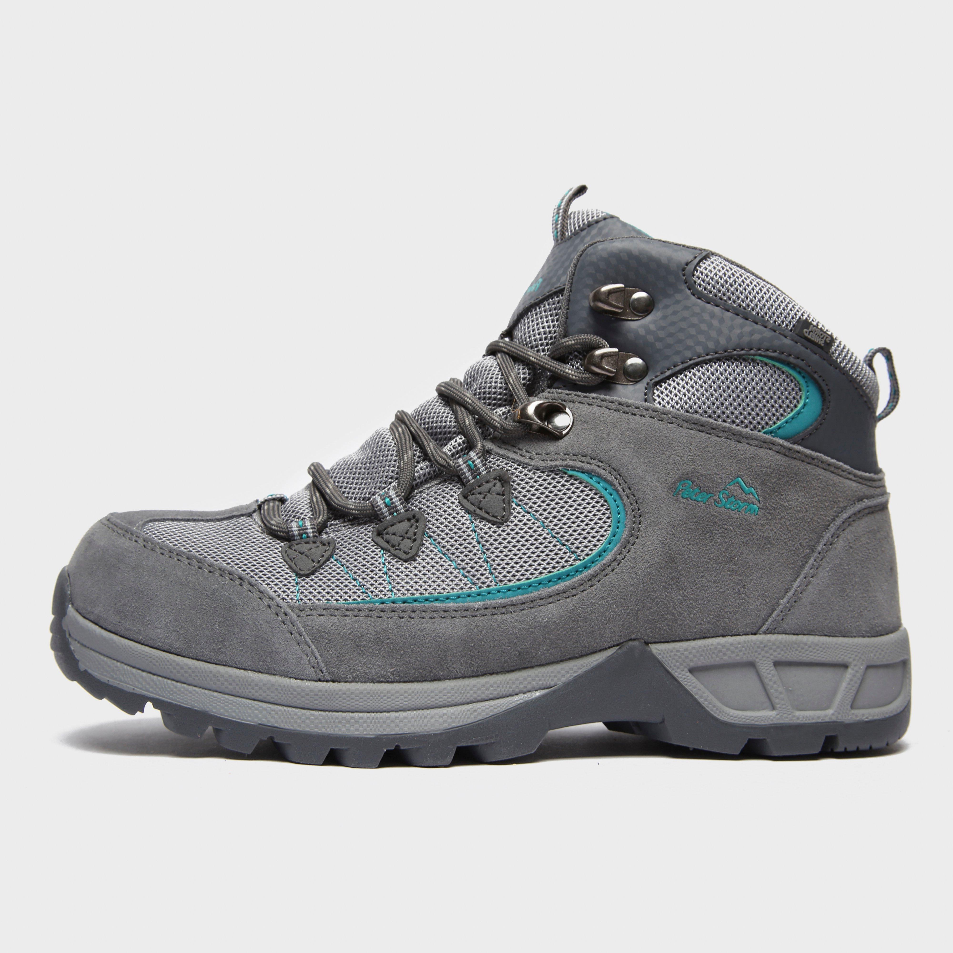 Peter Storm Kids' Harwood II Mid Hiking Shoes, Grey