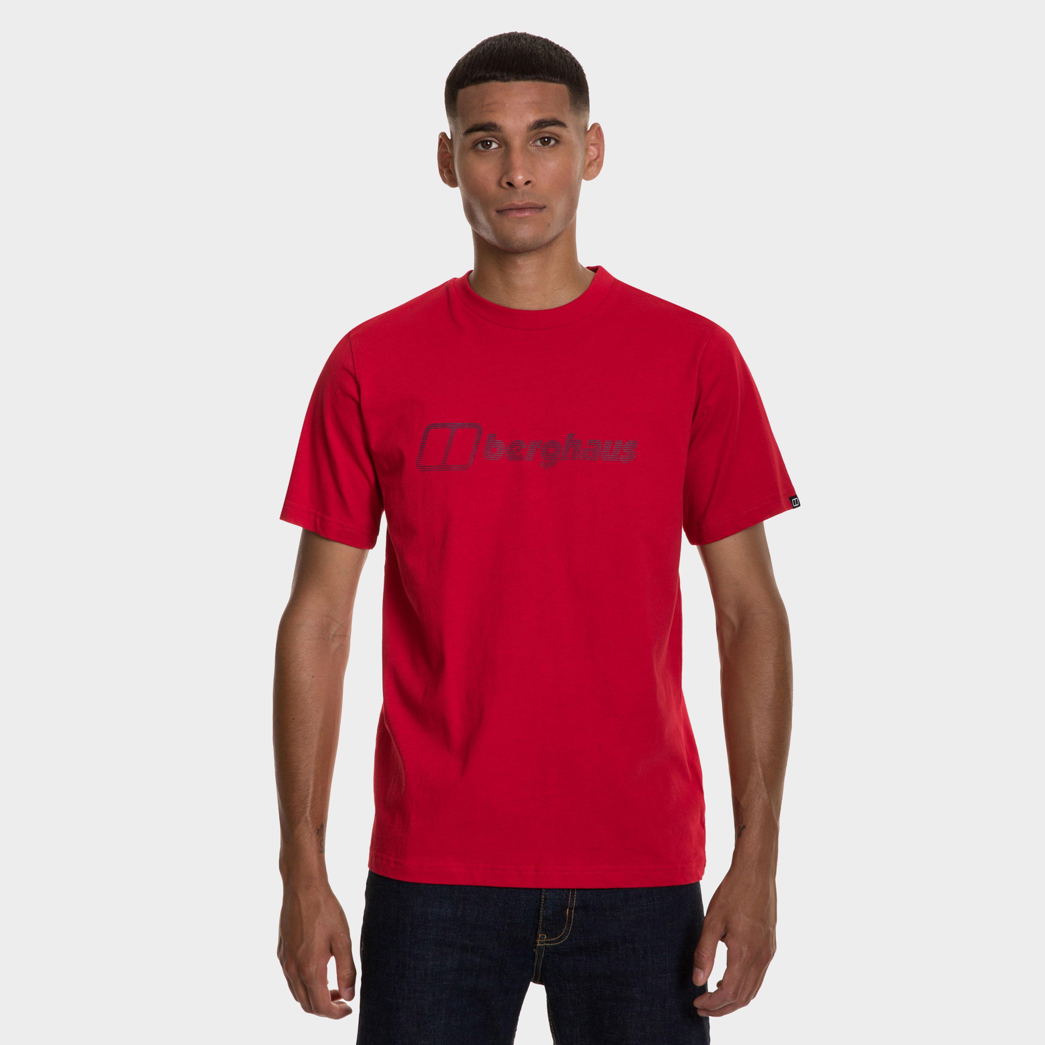 Image of Berghaus Men's Modern Logo T-Shirt, RED/RED