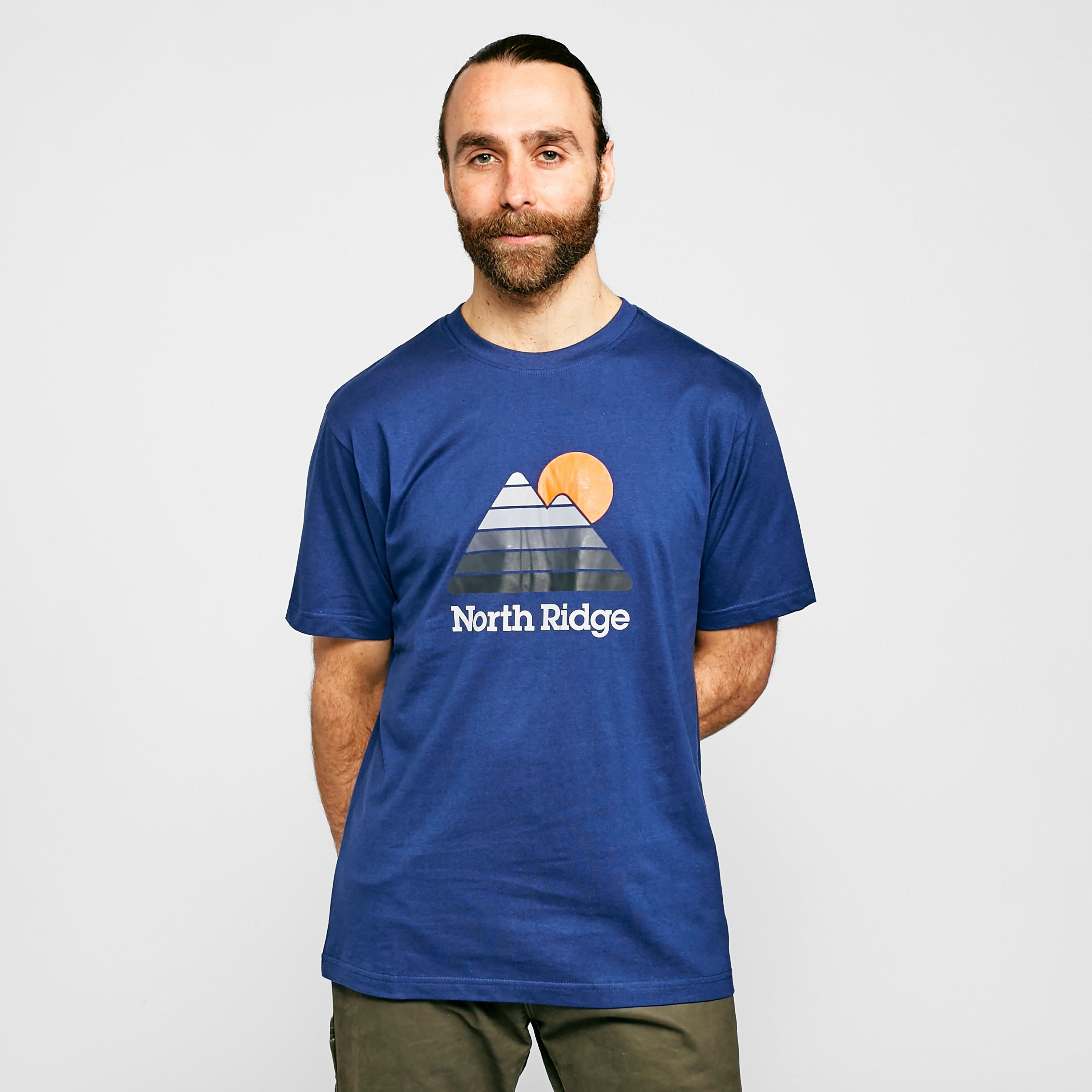 North Ridge Men's 90's T-Shirt, Blue