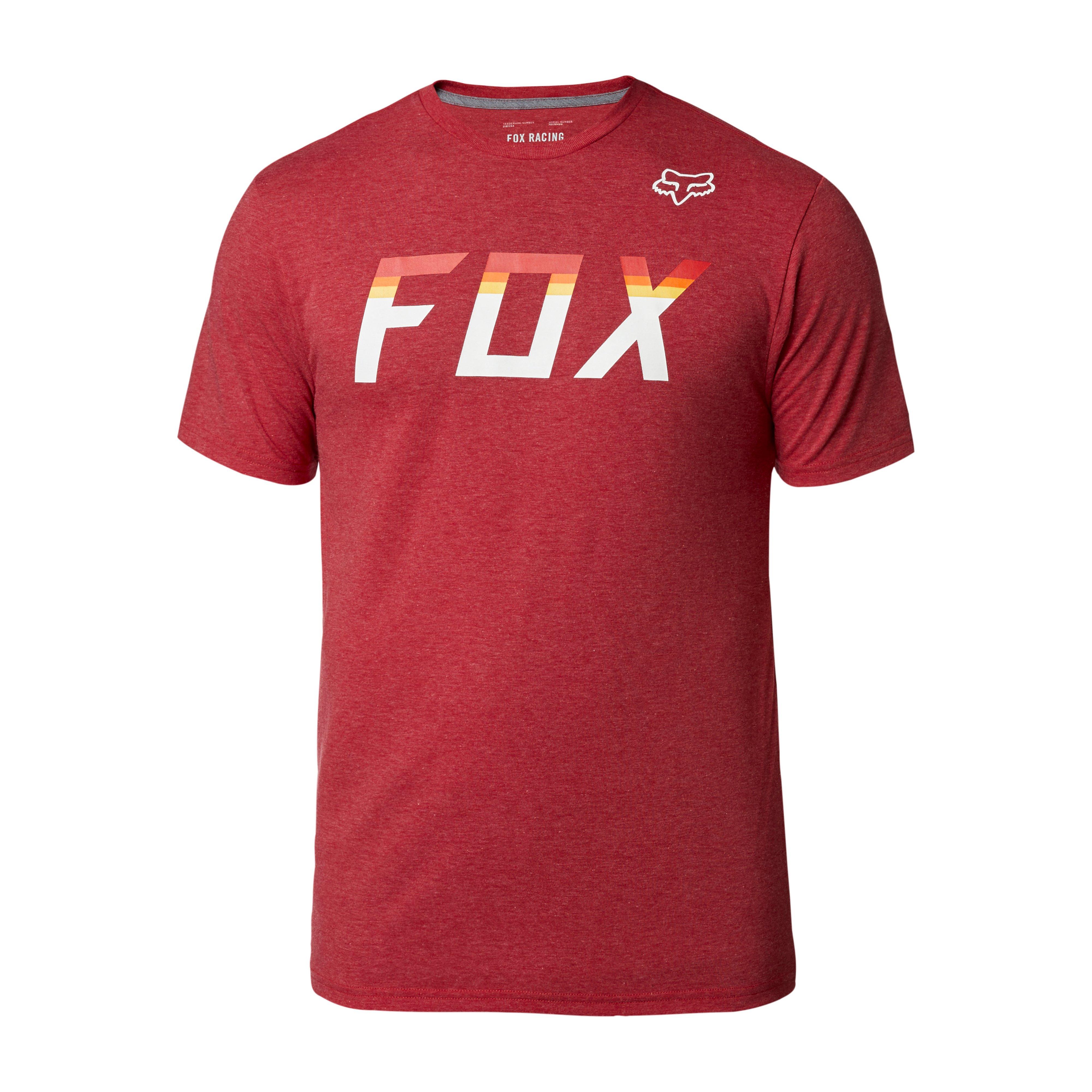 Image of Fox Men's On Deck Tech Tee, Red/RED