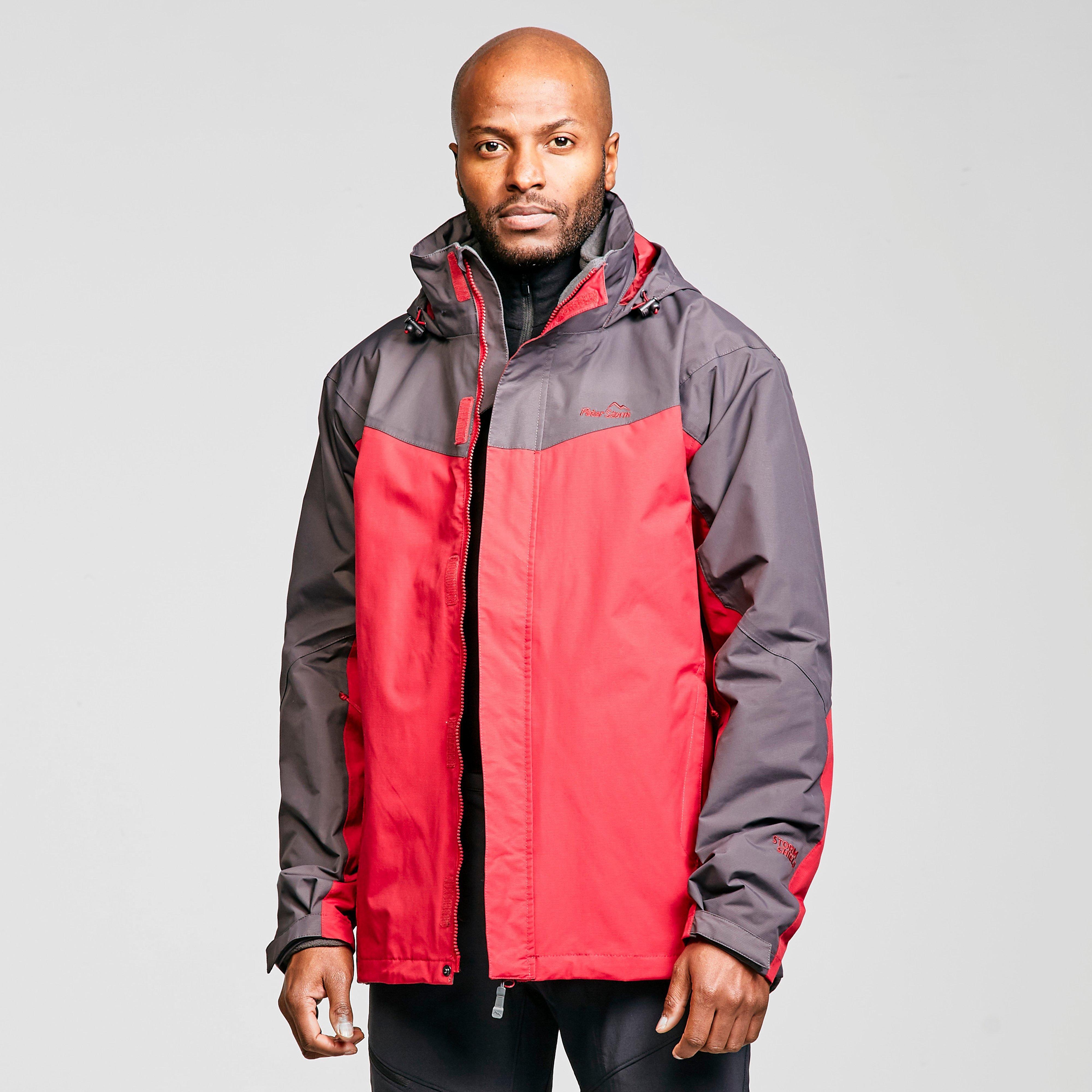 Peter Storm Men's Lakeside 3-in-1 Jacket, Red