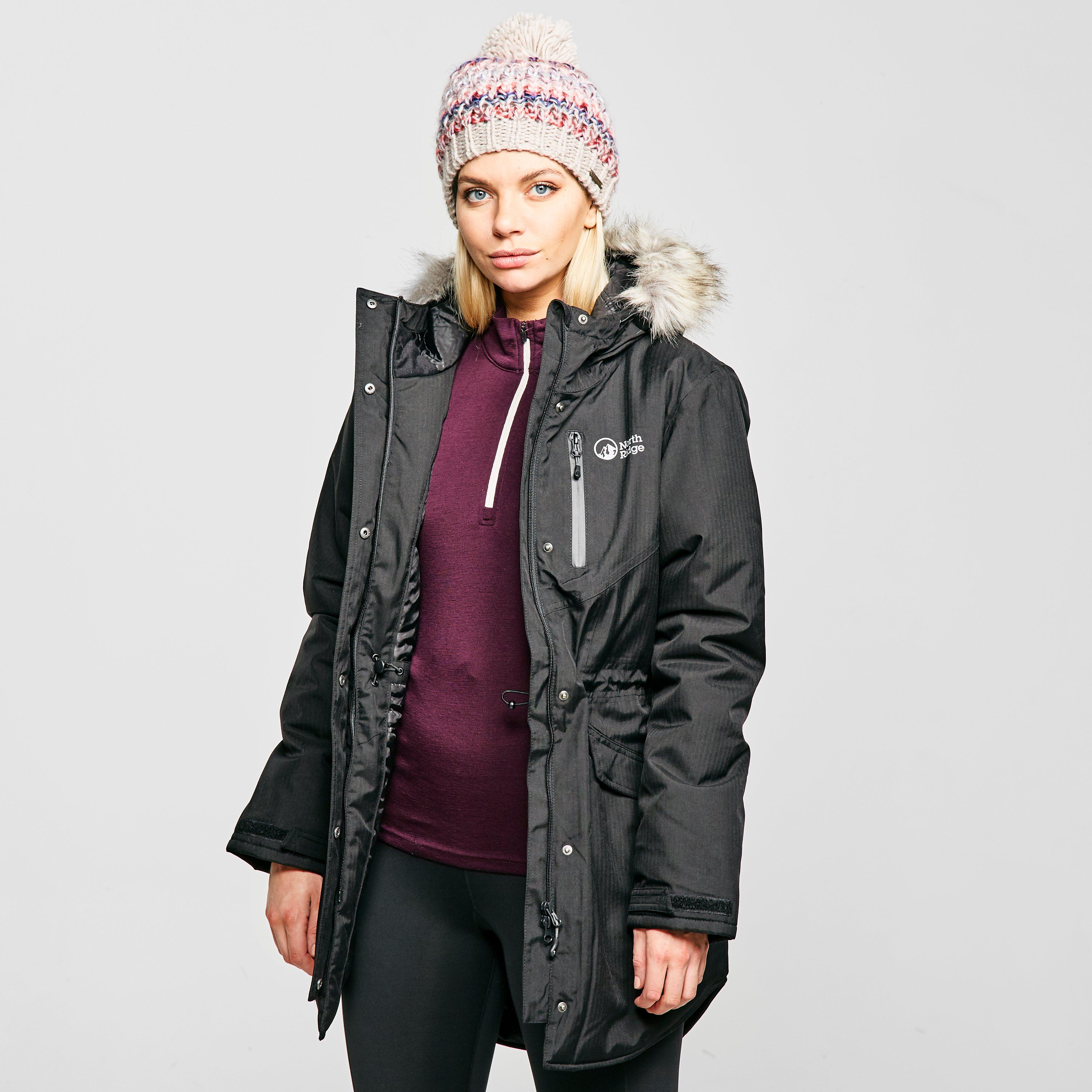 Image of North Ridge Women's Polar Parka, BLK/BLK