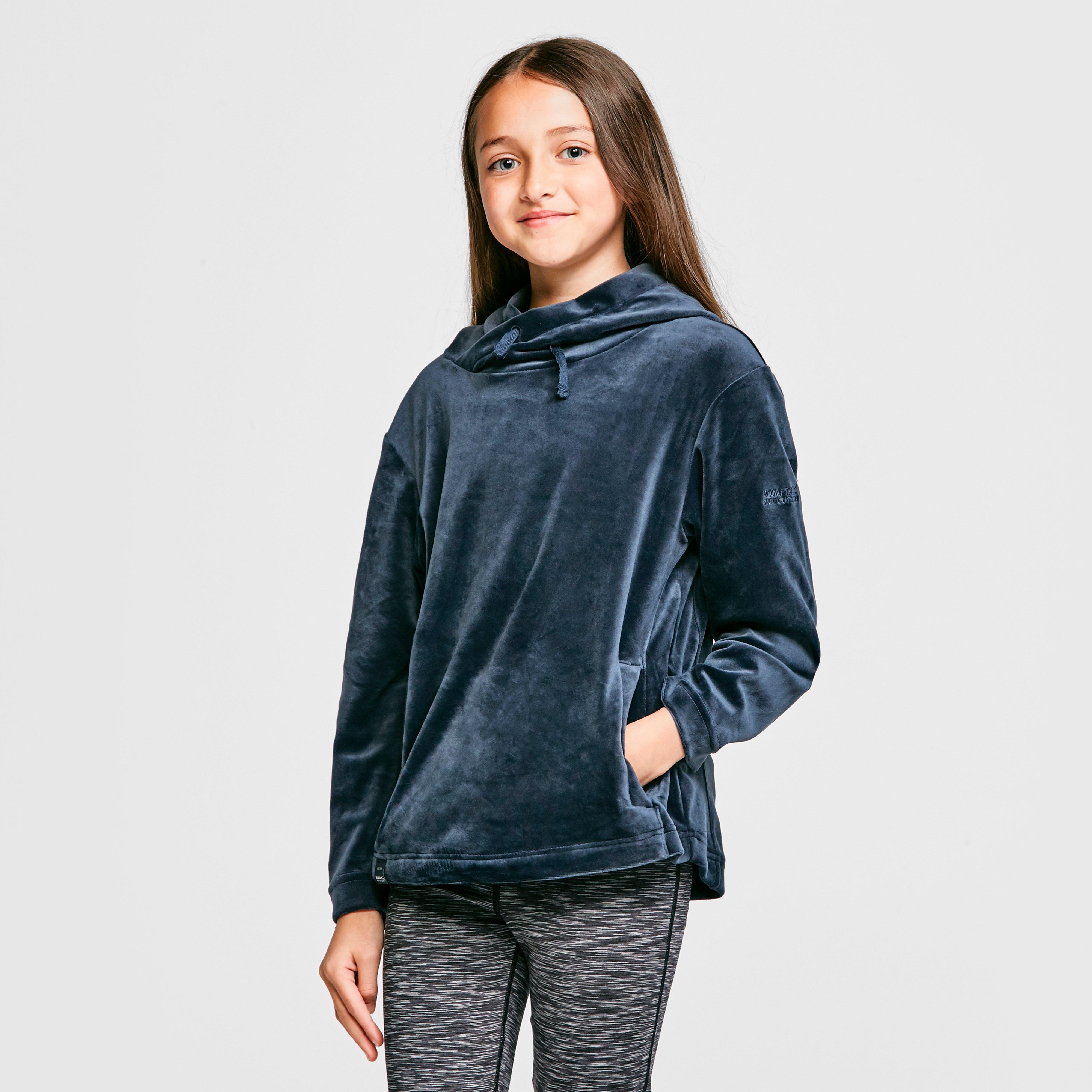 Regatta Kids' Kacie Hooded Fleece, Navy