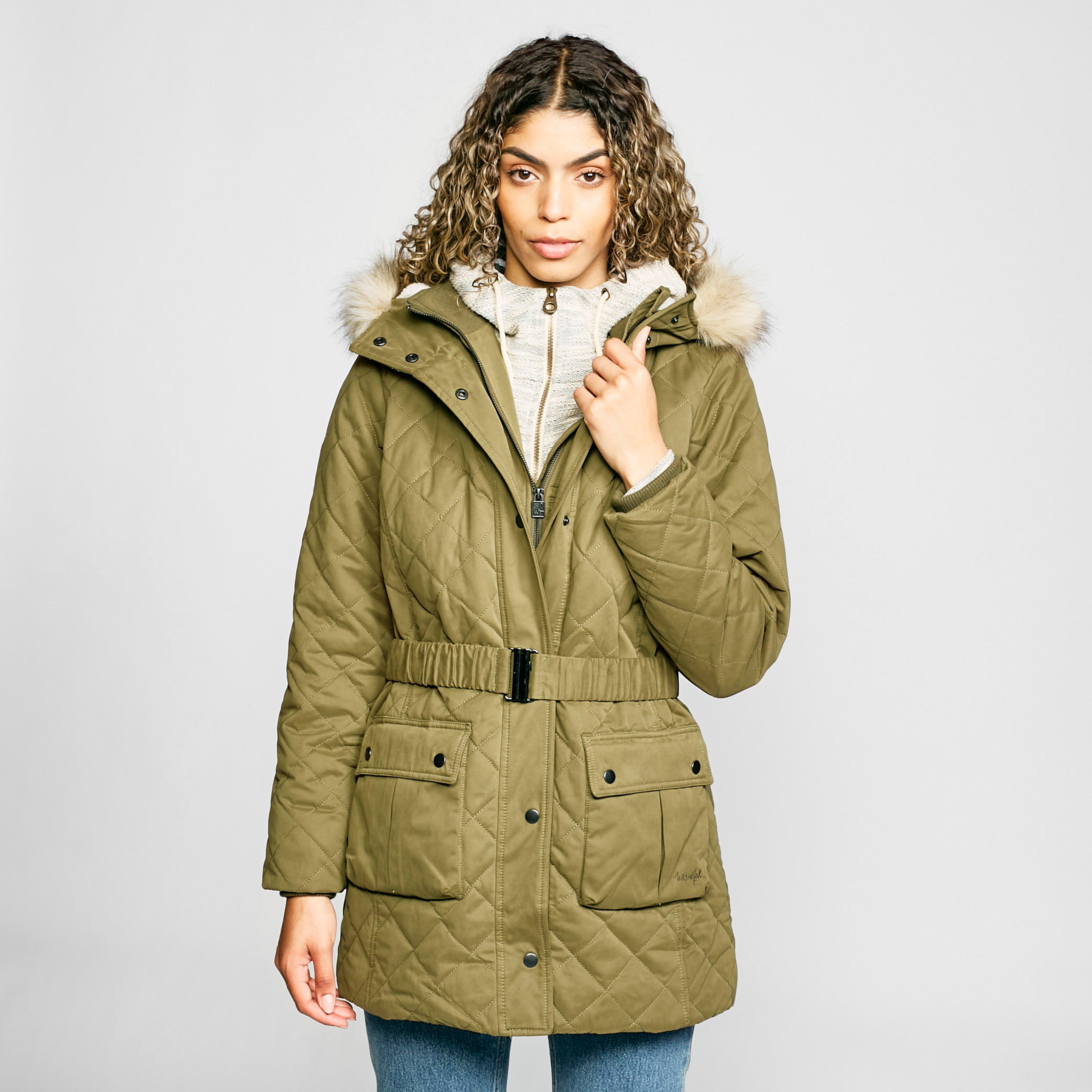 Weird Fish Women's Miri Parka, Green