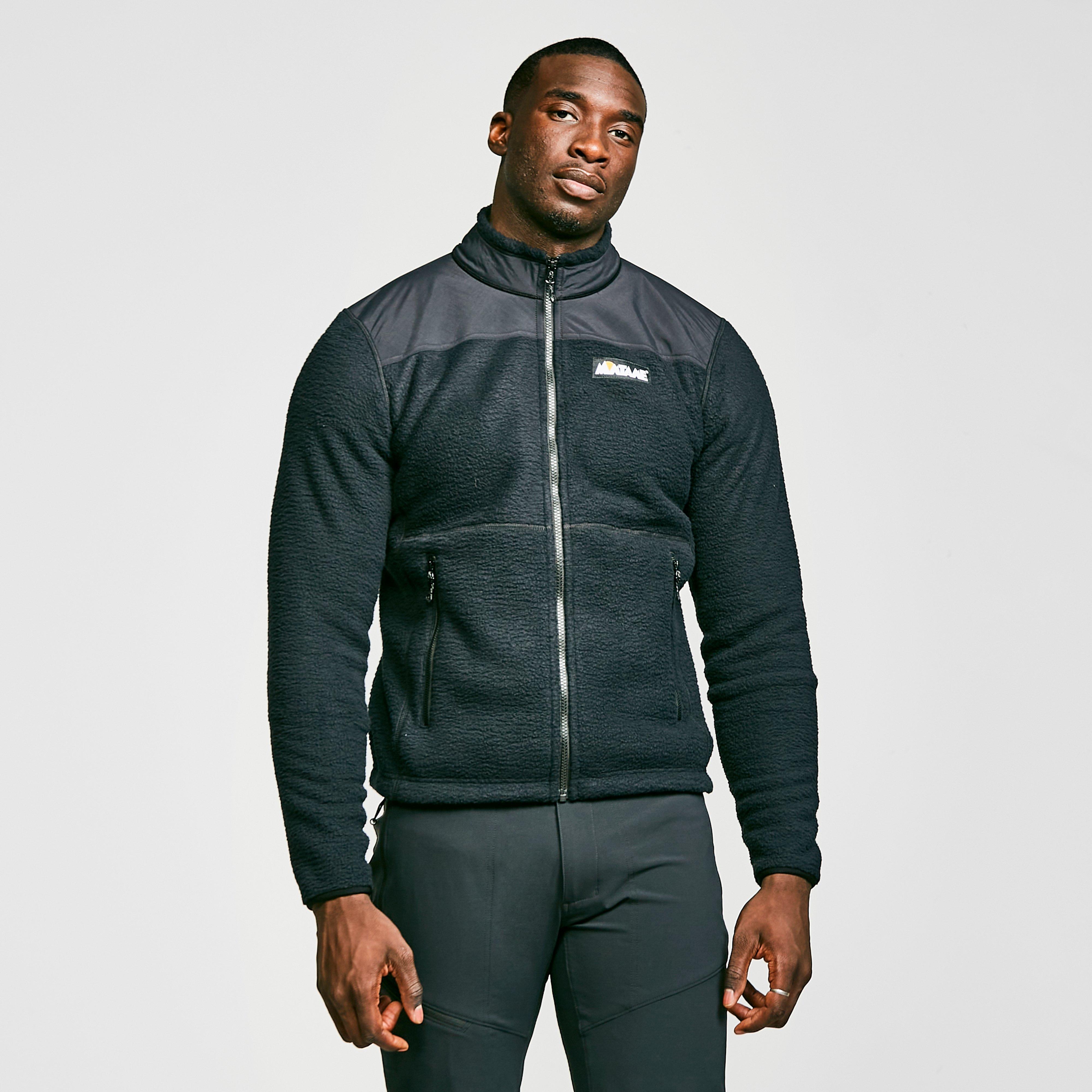 Image of Montane Men's Chonos Full-Zip Fleece, Black/BLK