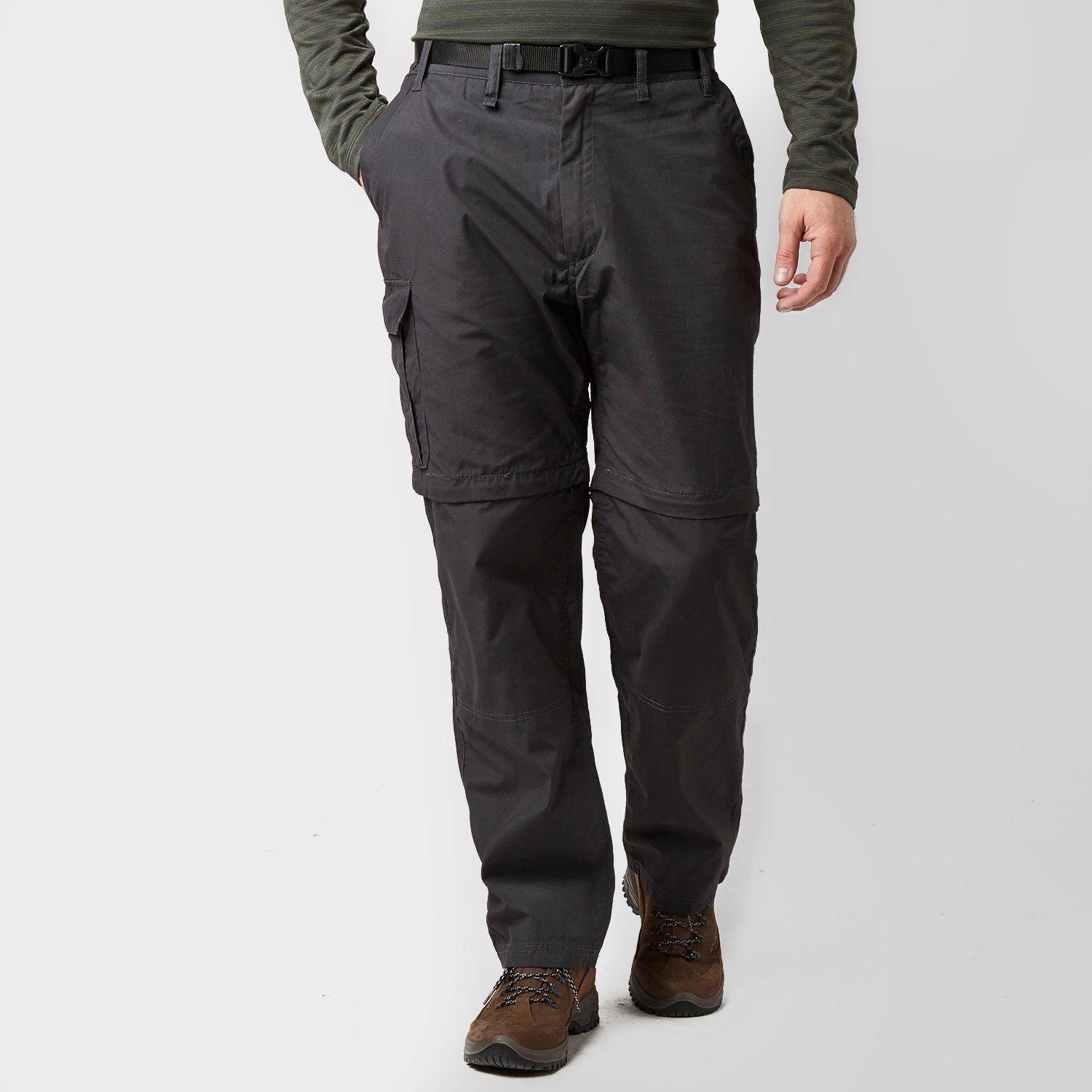 Craghoppers Men's Kiwi Zip Off Trousers, Grey