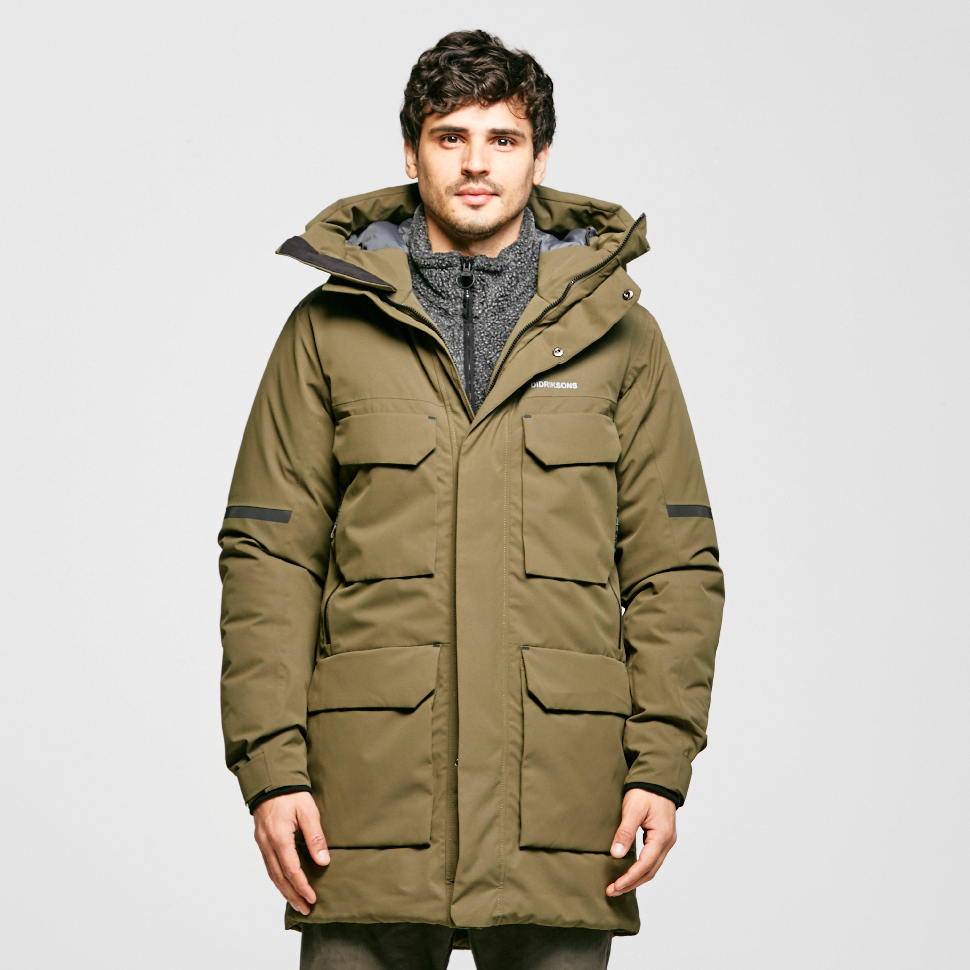 Image of Didriksons Men's Drew Parka, Khaki/KHK