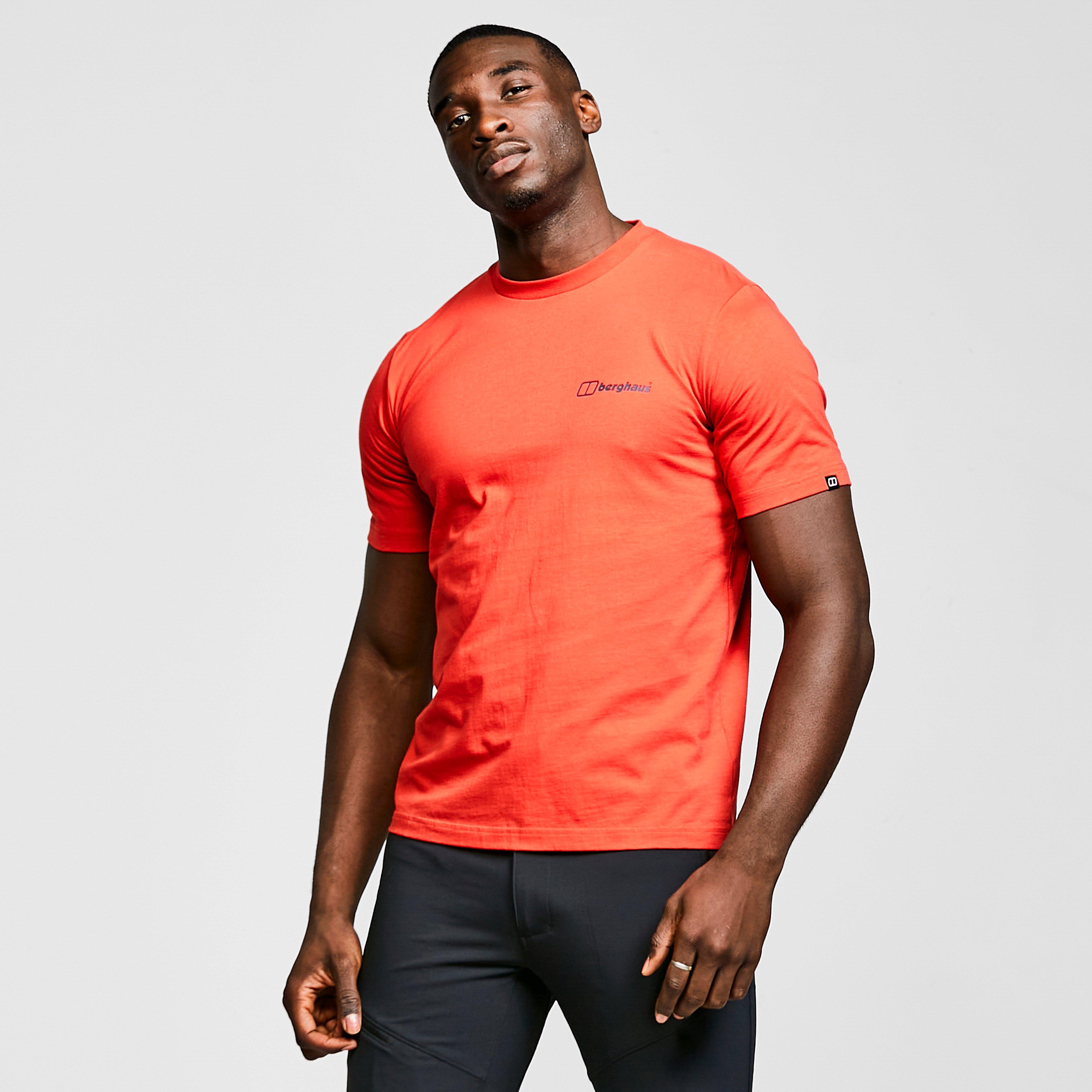 Berghaus Men's Classic Big Logo T-Shirt, Orange