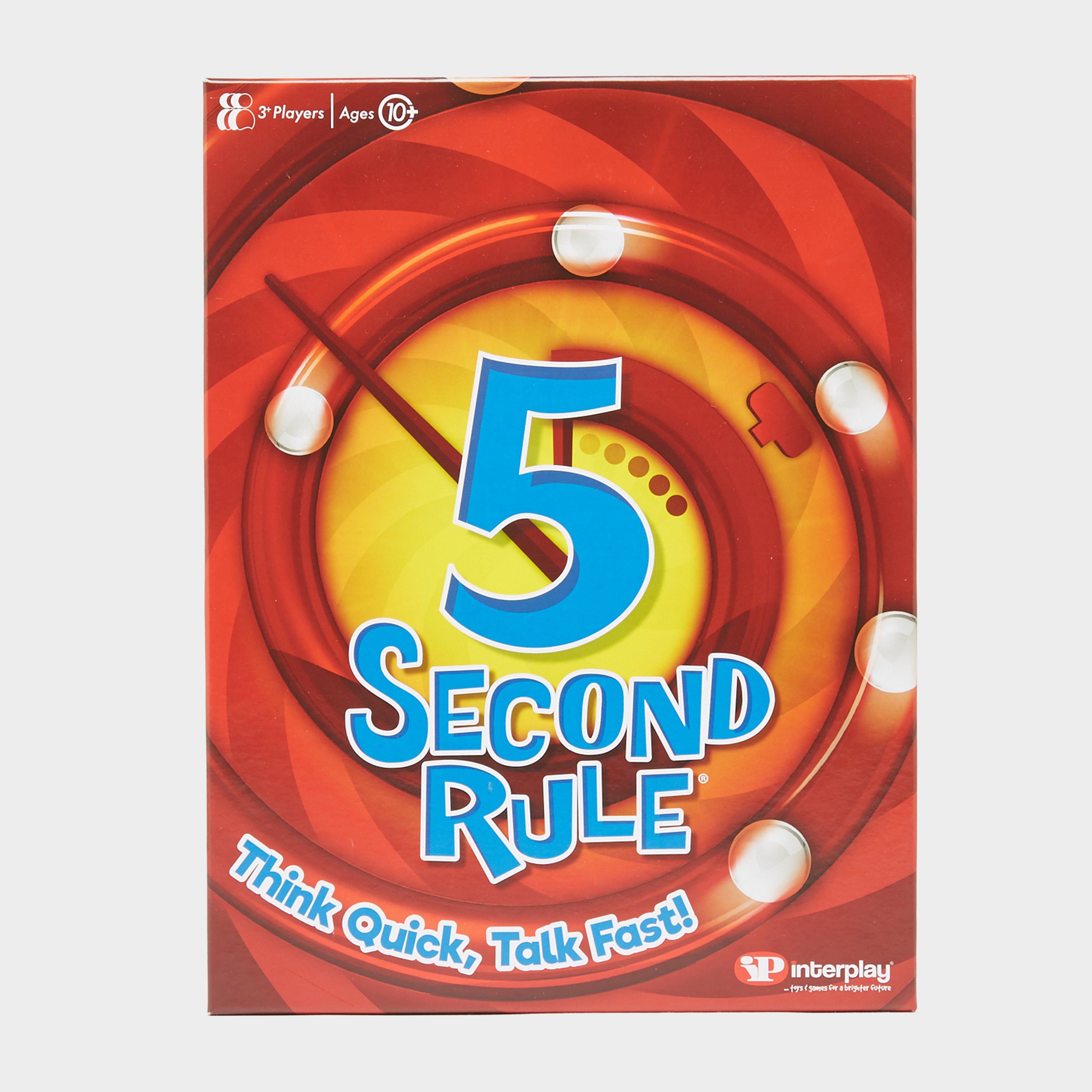 Image of Interplay 5 Second Rule Board Game, Red/RULE