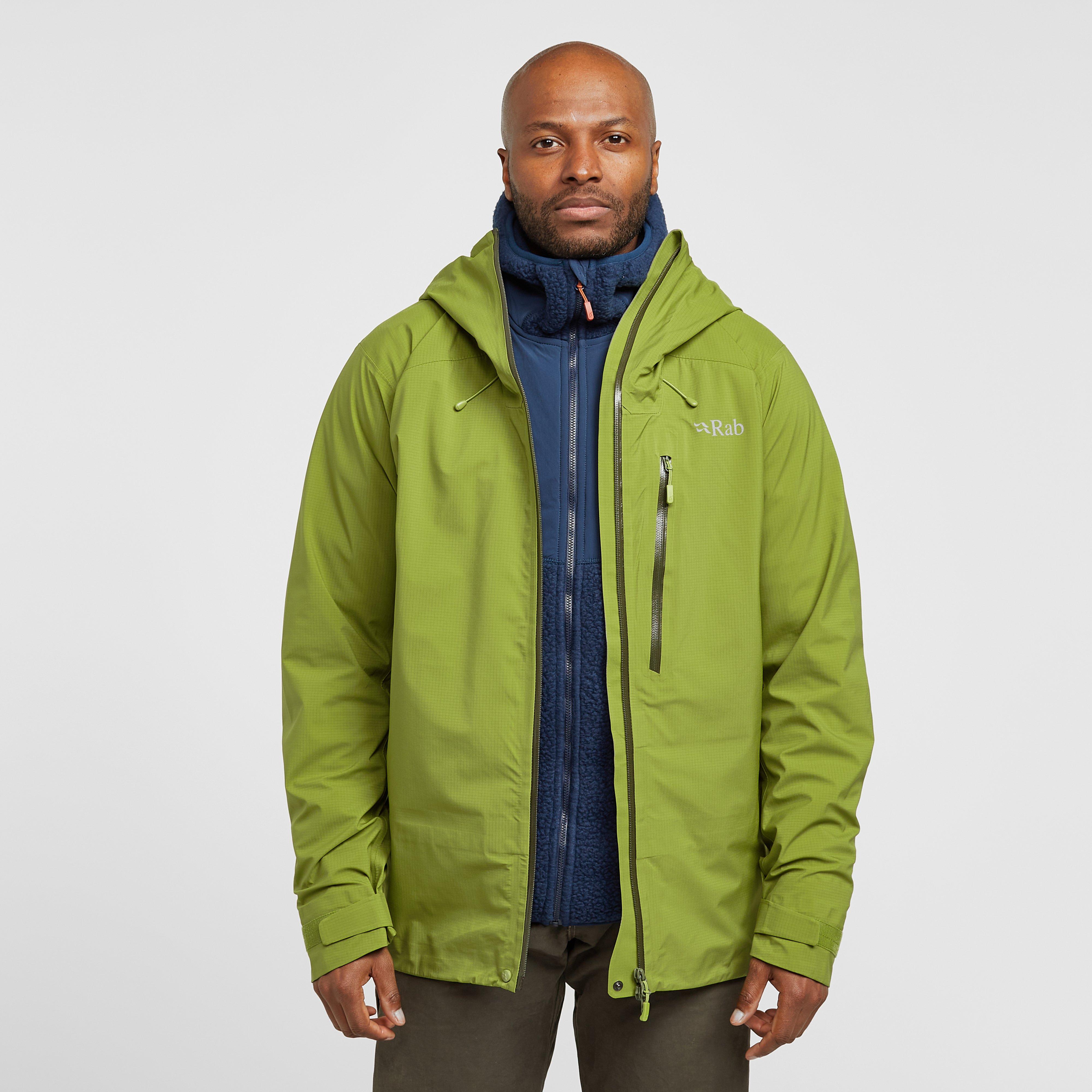 Click to view product details and reviews for Rab Mens Firewall Waterproof Jacket Green.