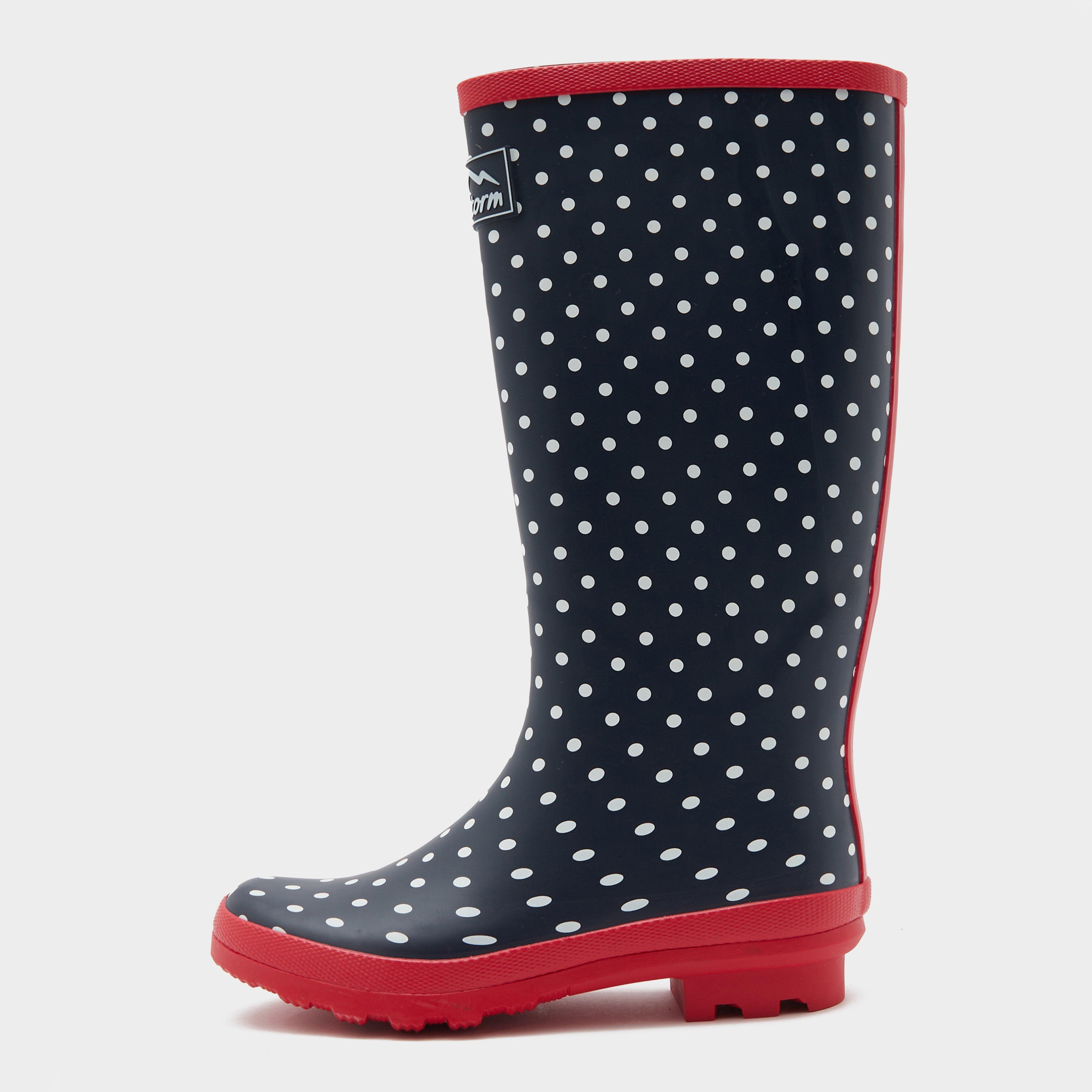 Peter Storm Women's Trim Wellies Tall, Navy